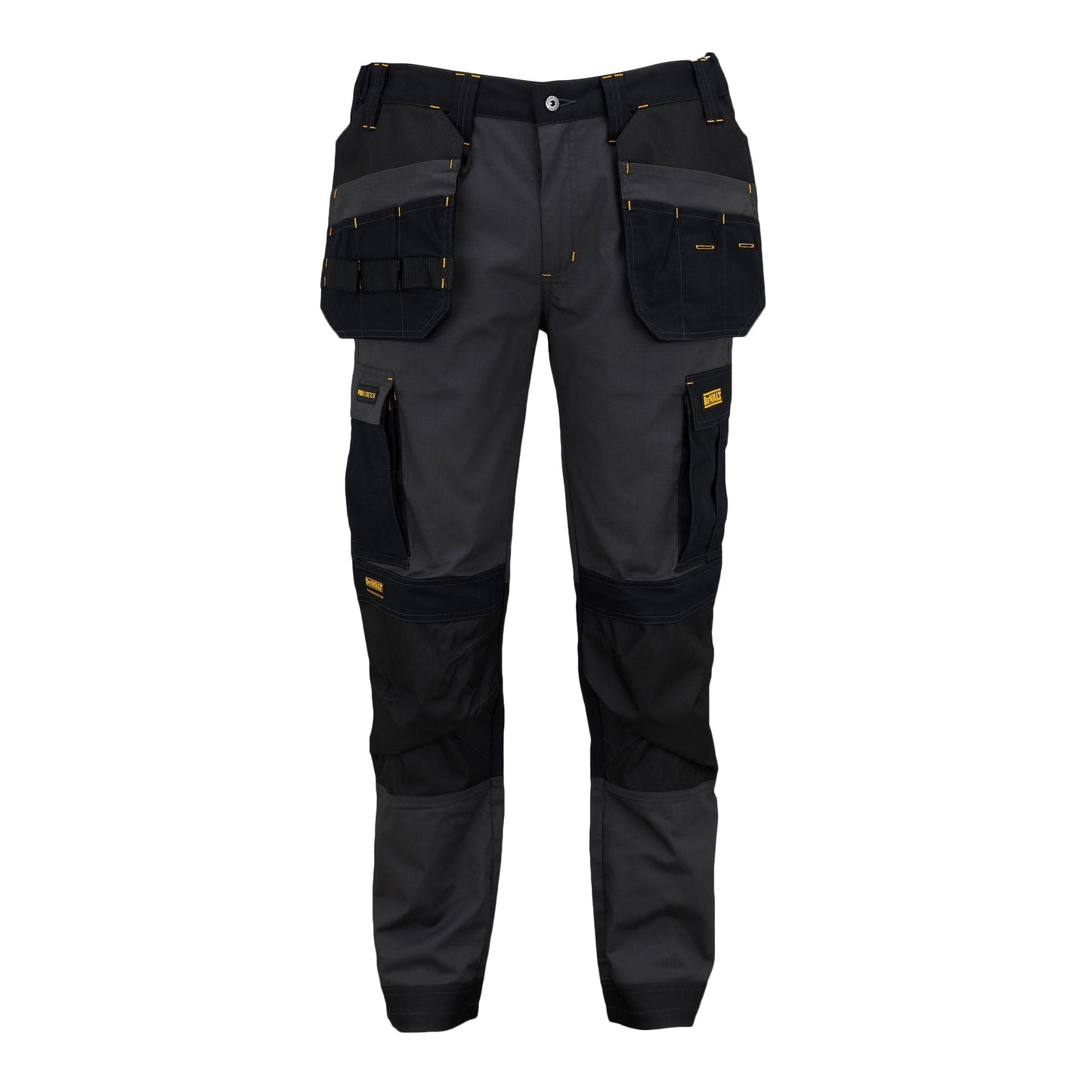 DeWalt Albany Slim Fit Trouser Grey/Black - Grey Black - Customisable Workwear