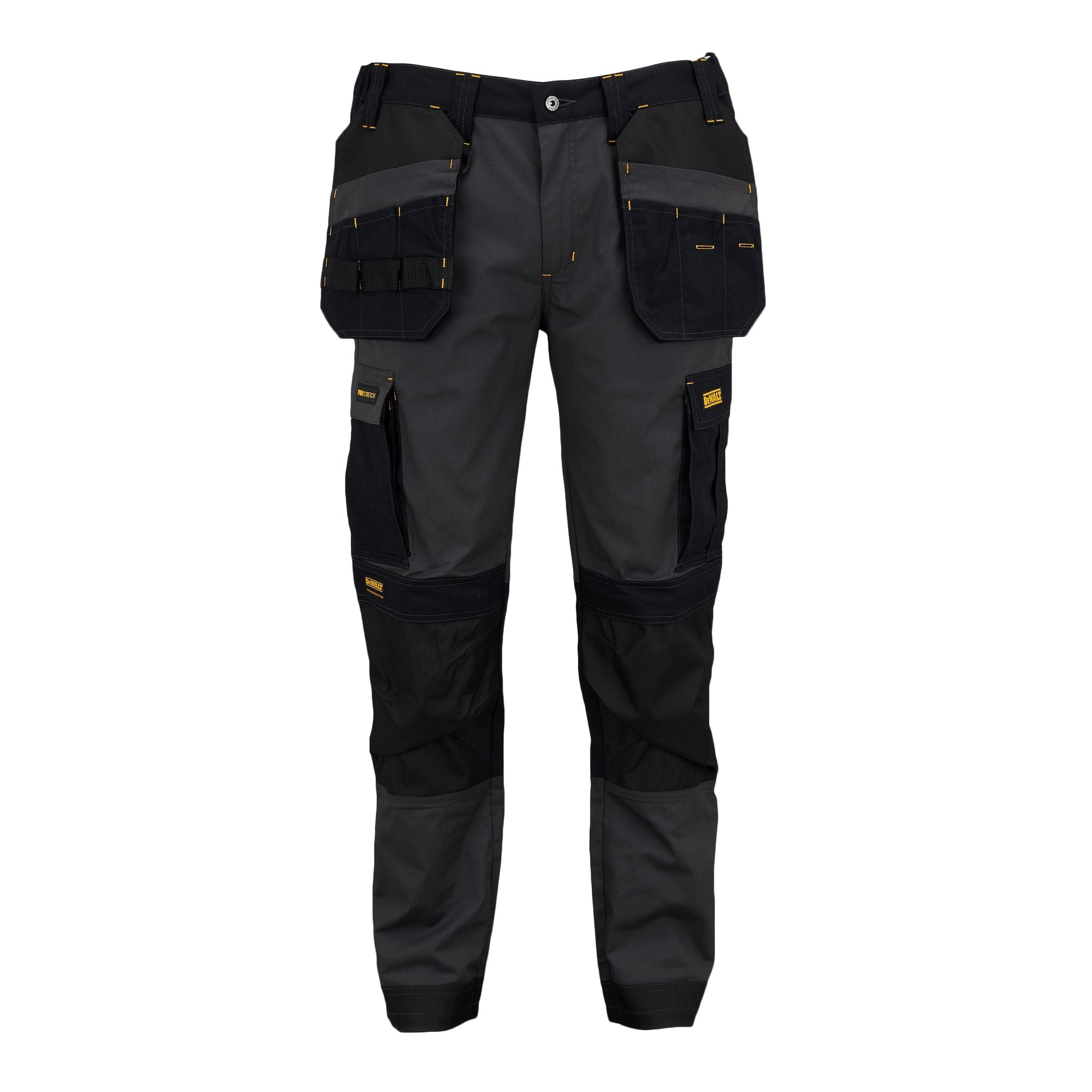 DeWalt Albany Slim Fit Trouser Grey/Black - Grey Black - Customisable Workwear