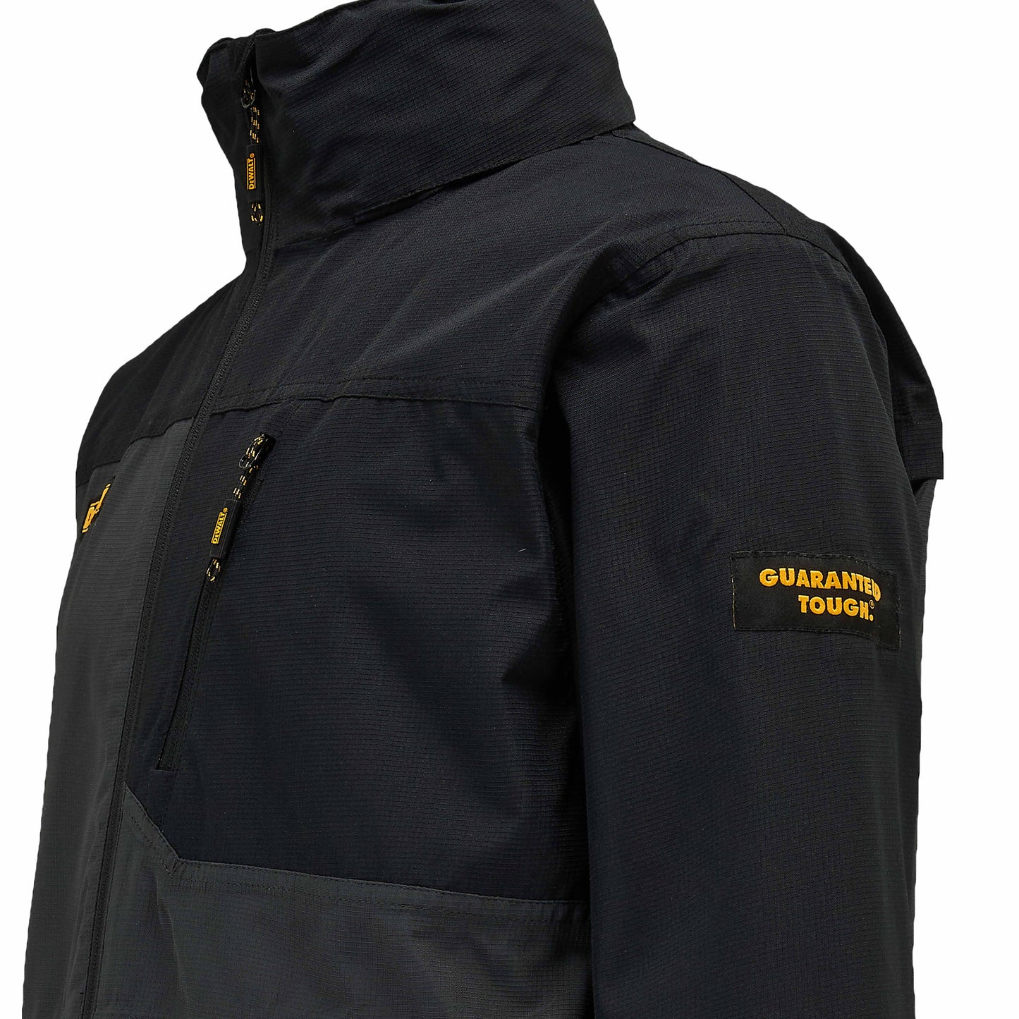 DeWalt Southampton Breathable Waterproof Jacket Grey/Black - - Customisable Workwear