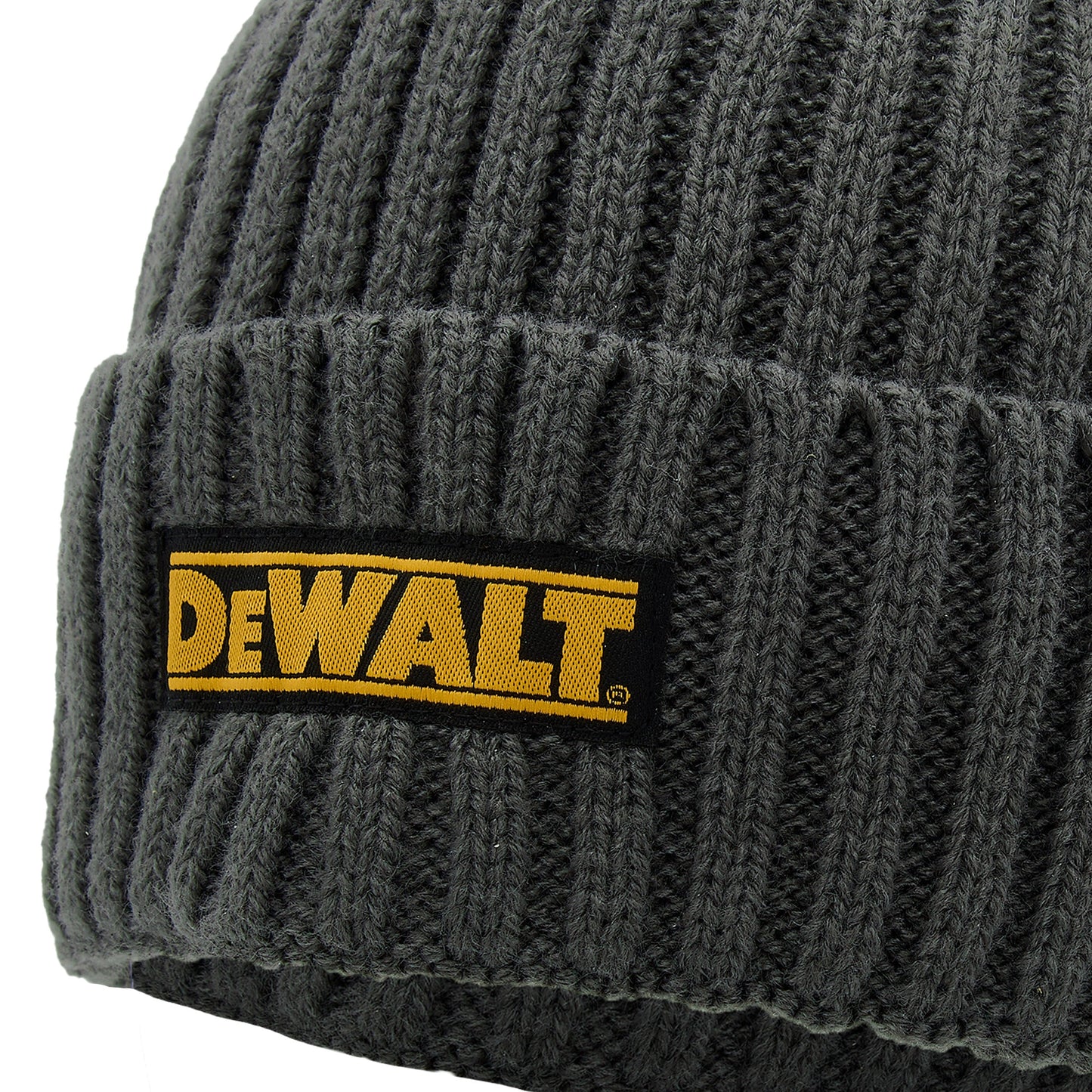 DeWalt Indianapolis Knitted Beanie Hat Green - - Customisable Workwear