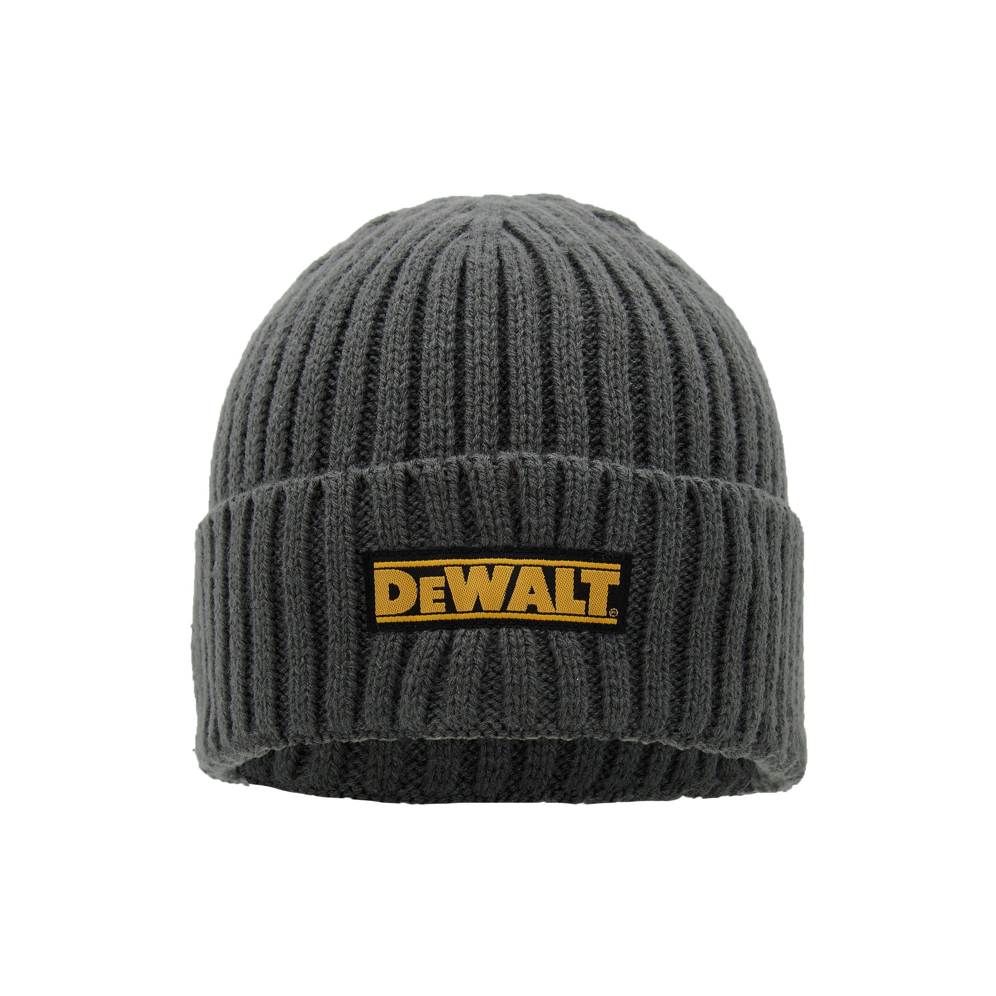 DeWalt Indianapolis Knitted Beanie Hat Green - Green One size - Customisable Workwear