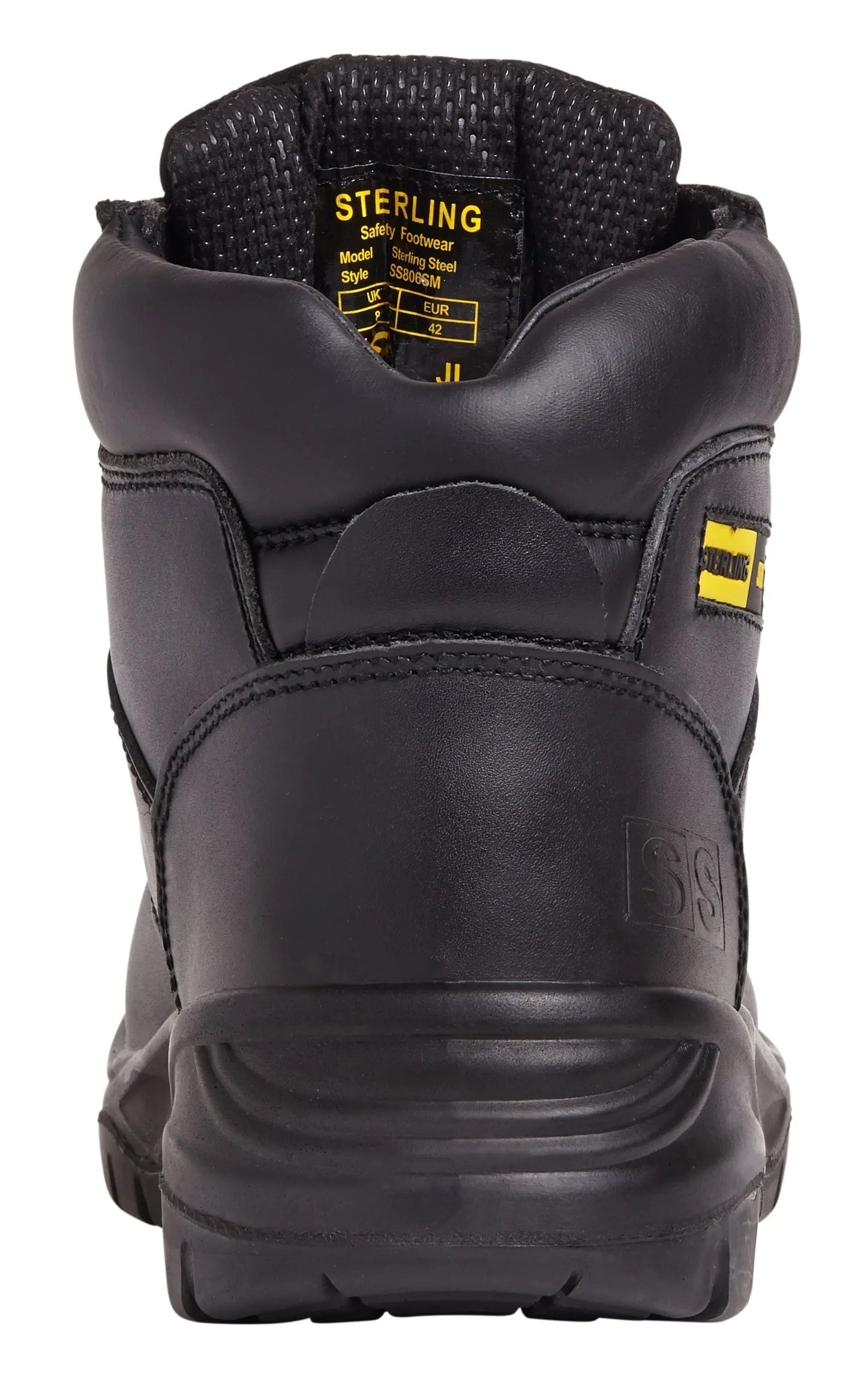 Sterling Steel SS806SM Black 6 Eye Hiker Boot Brown - - Customisable Footwear