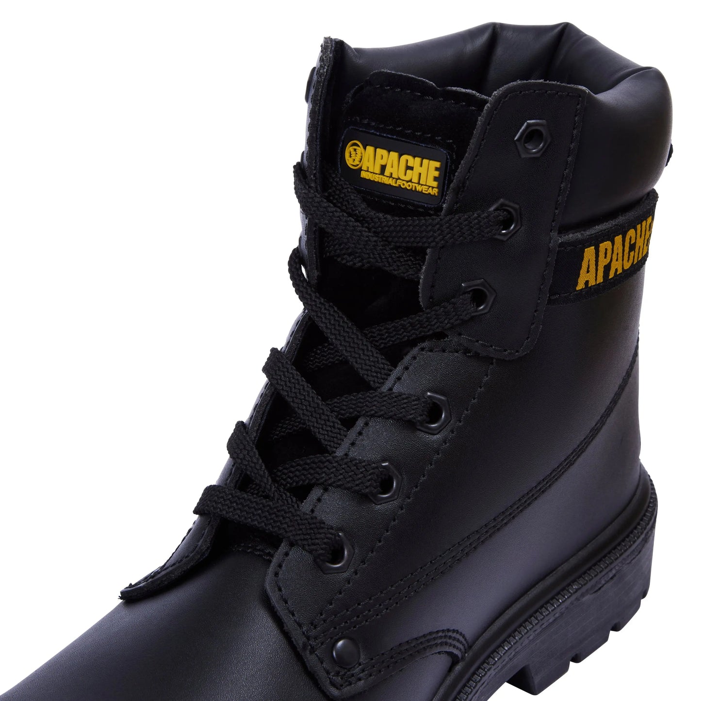 Apache AP300 6 Eye Safety Boot Black - - Customisable Boots
