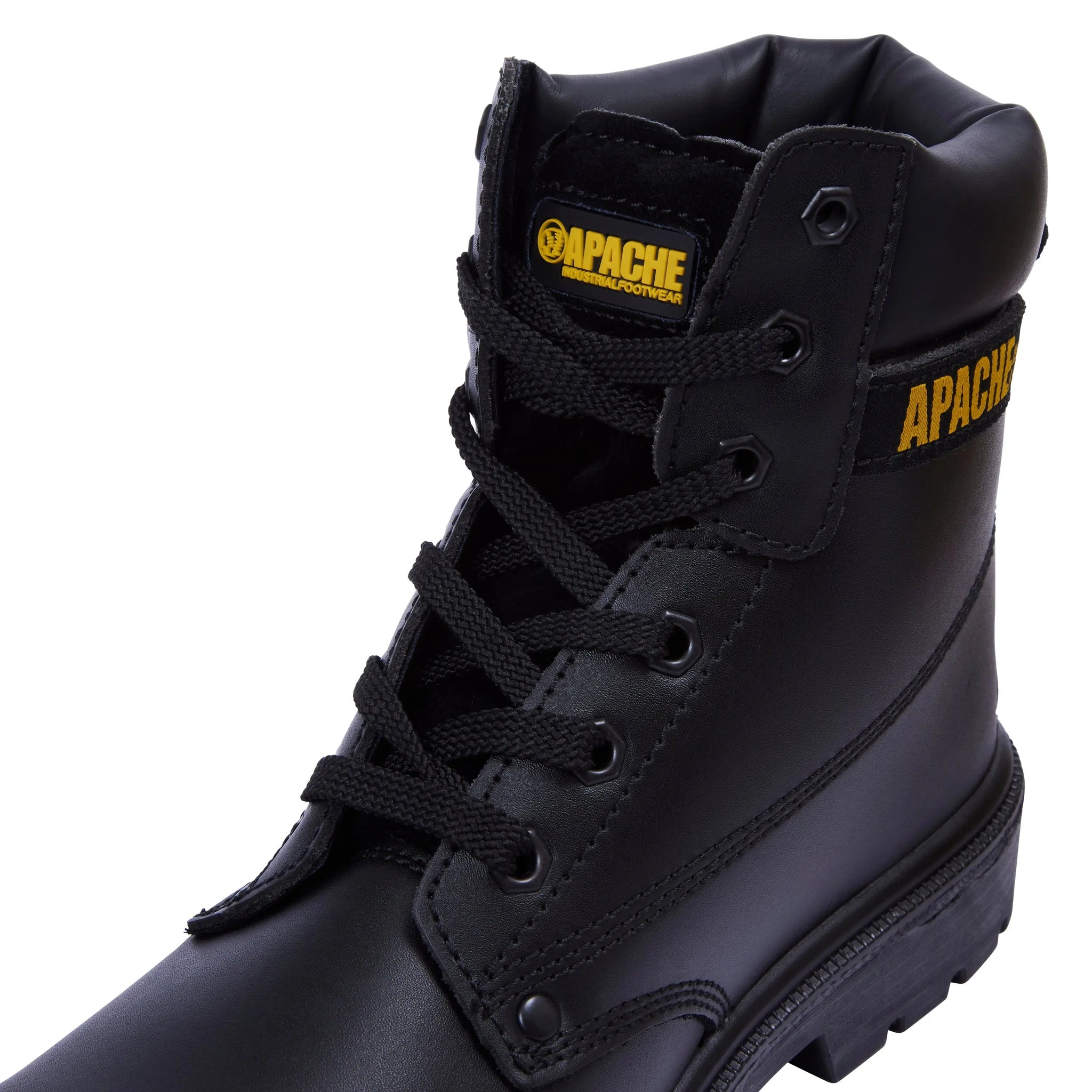 Apache AP300 6 Eye Safety Boot Black - - Customisable Boots