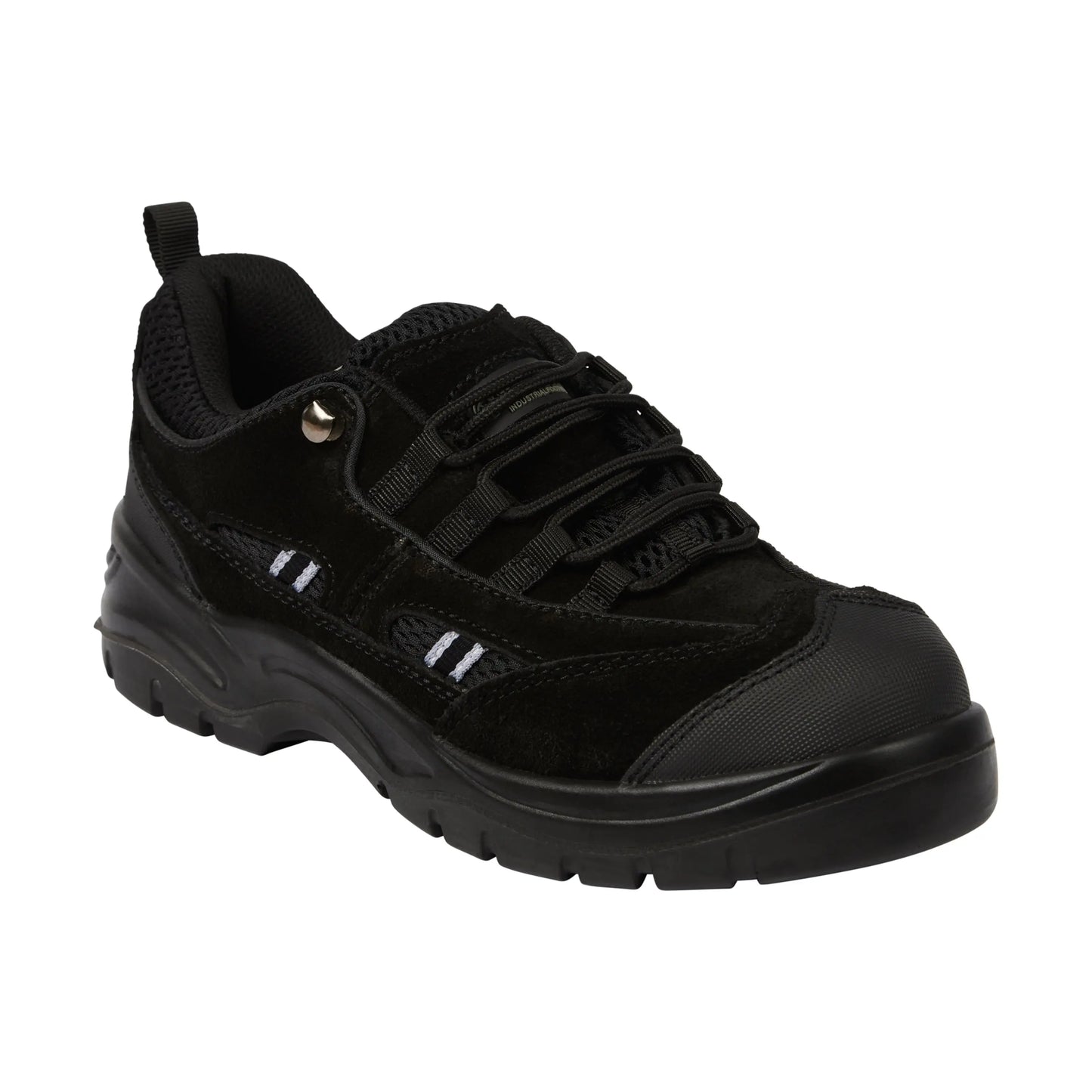 Apache AP302SM Suede Safety Trainer Black - Black - Customisable Trainers