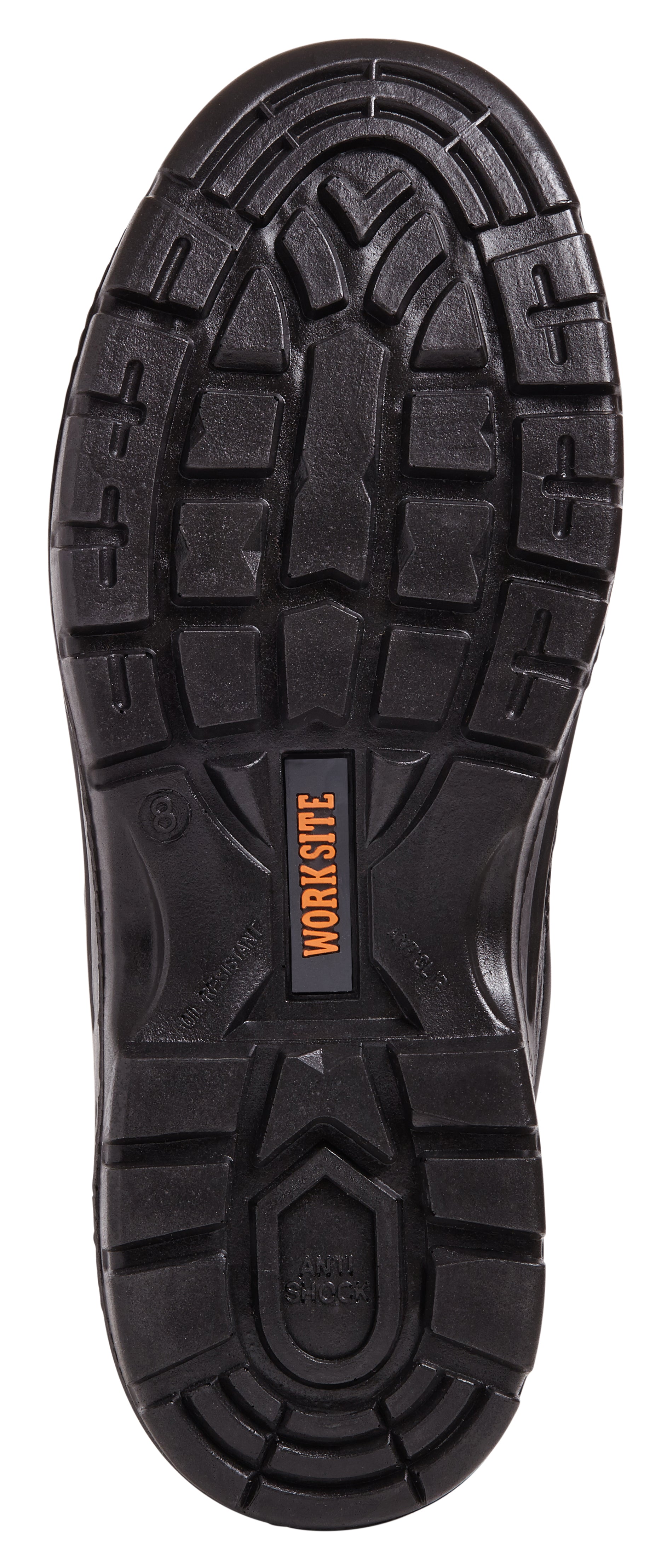 Work Site SS601SM Mid-Cut Safety Boot Black - - Customisable Footwear