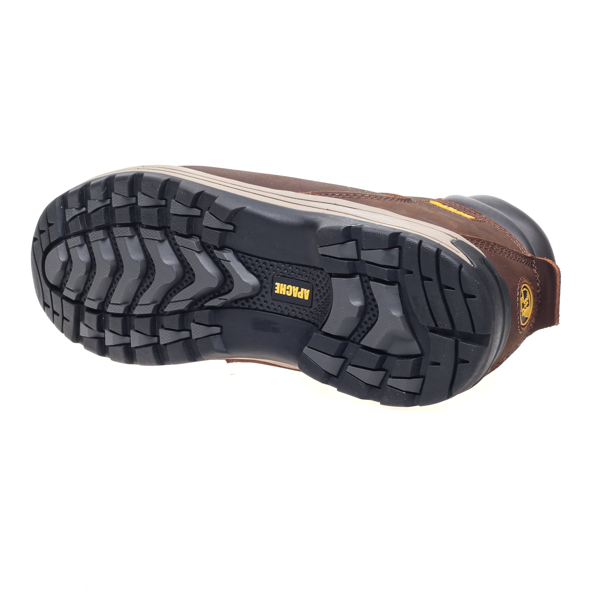 Apache AP315CM Nubuck Water Resistant Safety Hiker – Brown - - Customisable Boots