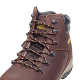 Apache AP315CM Nubuck Water Resistant Safety Hiker – Brown - - Customisable Boots
