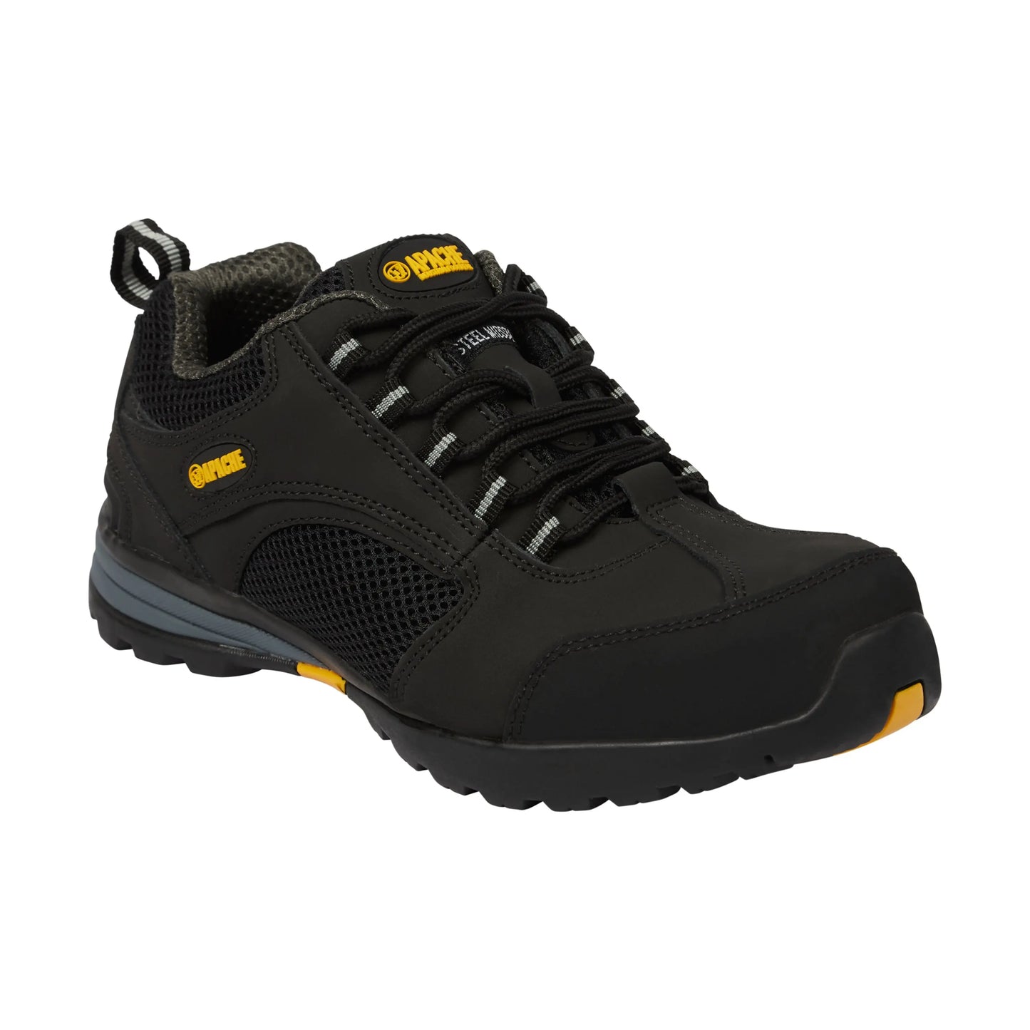 Apache AP318SM Safety Trainer Black - Black - Customisable Trainers