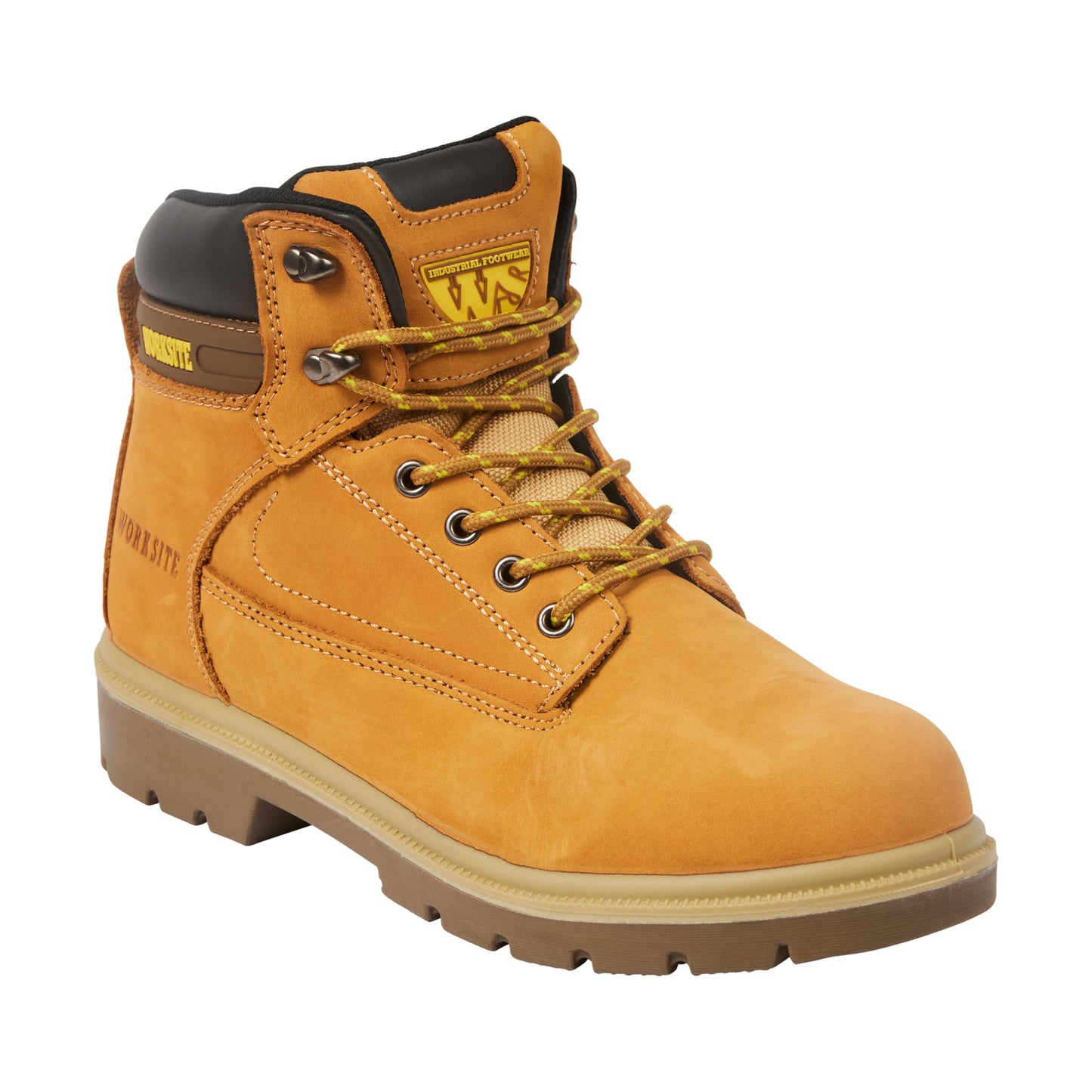 Work Site SS613SM Wheat 6'' Safety Boot Honey - Honey - Customisable Footwear