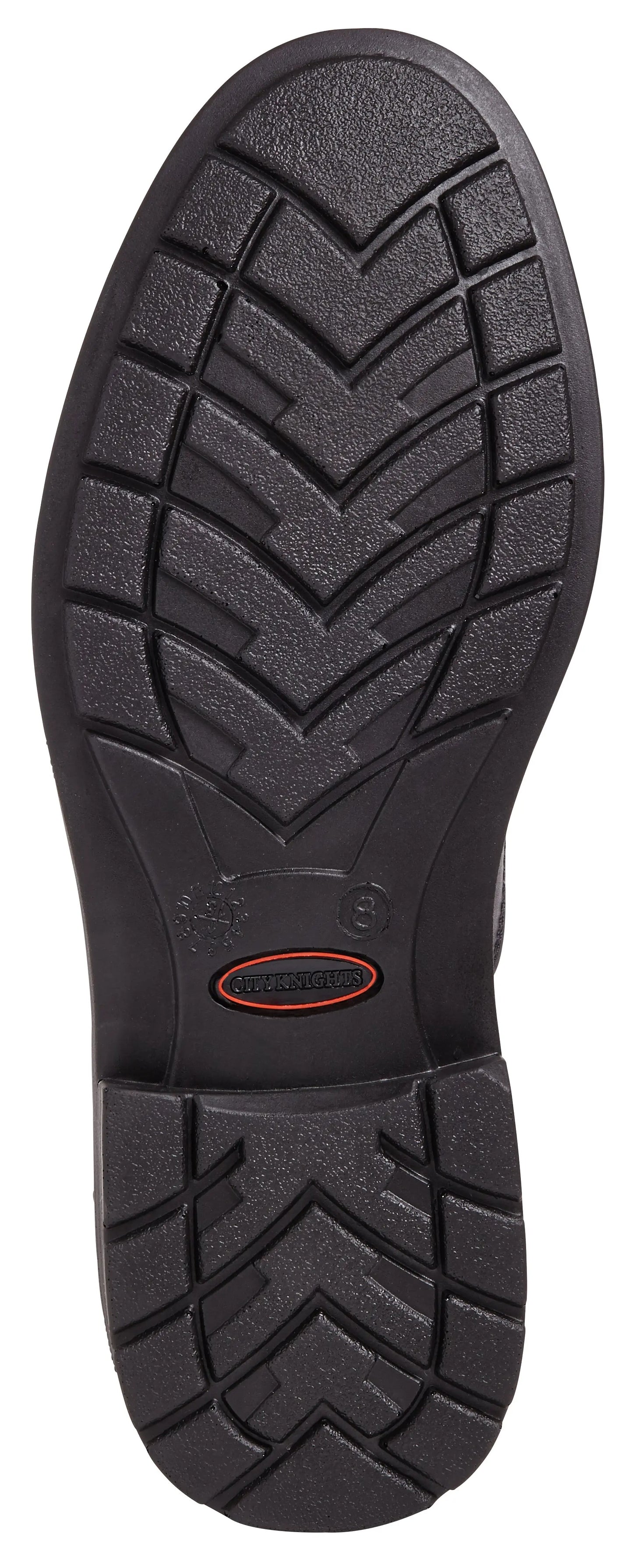 City Knights SS501CM Oxford Safety Shoe Black - - Customisable Footwear