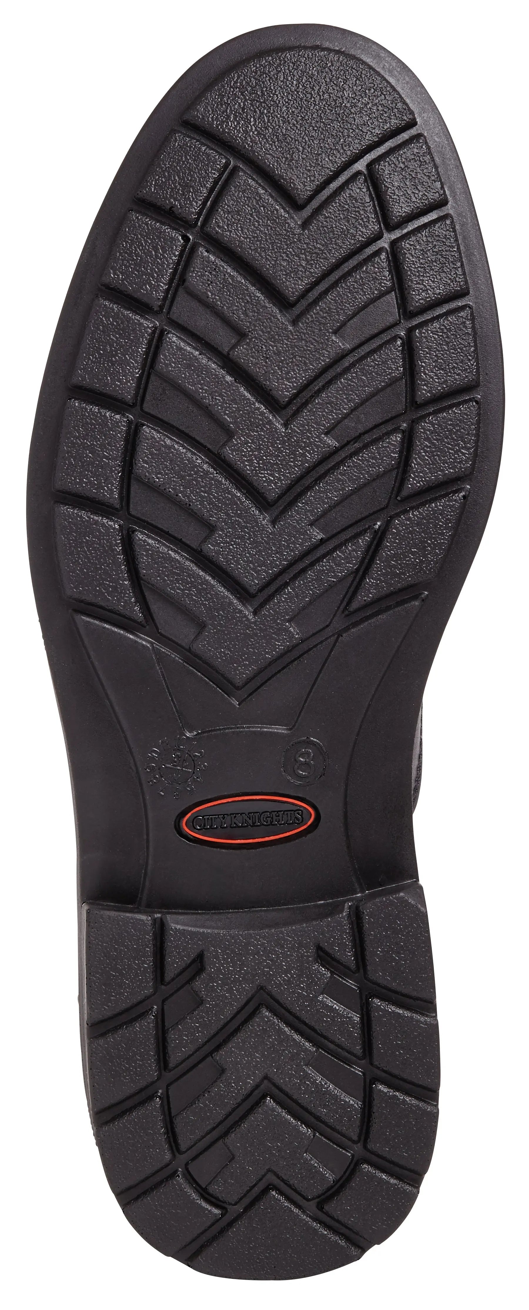 City Knights SS501CM Oxford Safety Shoe Black - - Customisable Footwear
