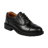 City Knights SS501CM Oxford Safety Shoe Black - Black - Customisable Footwear