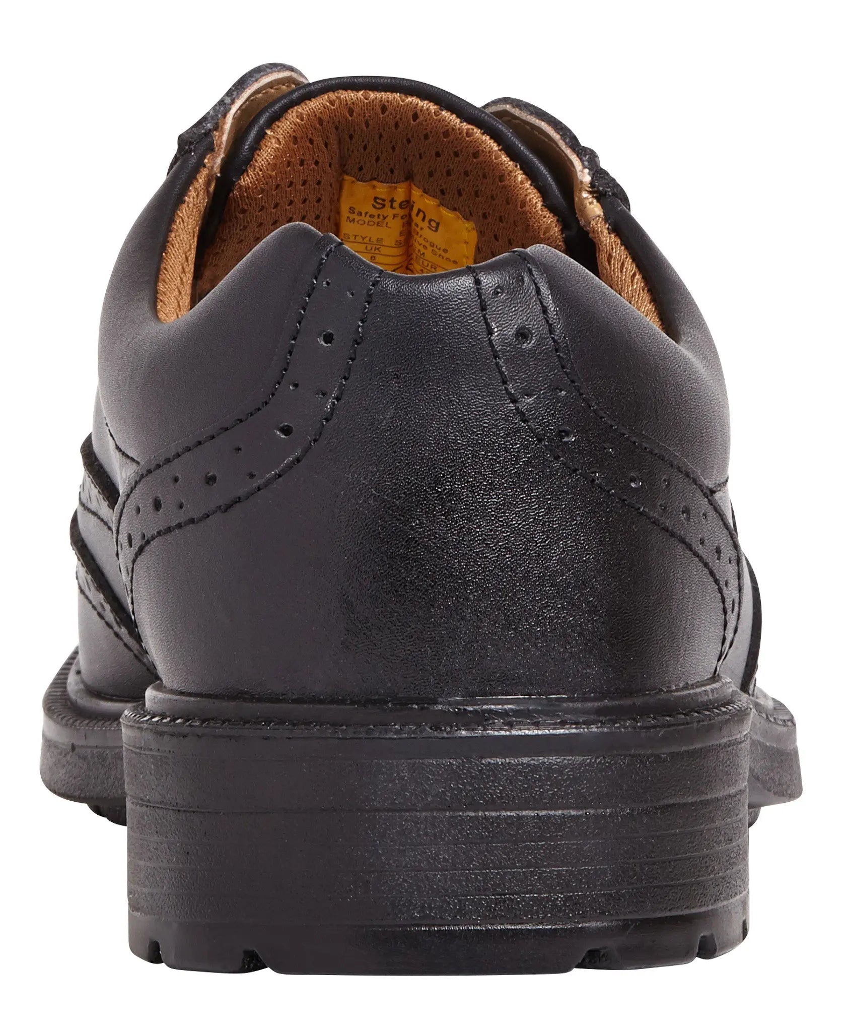City Knights SS500CM Brogue Safey Shoe Black - - Customisable Footwear