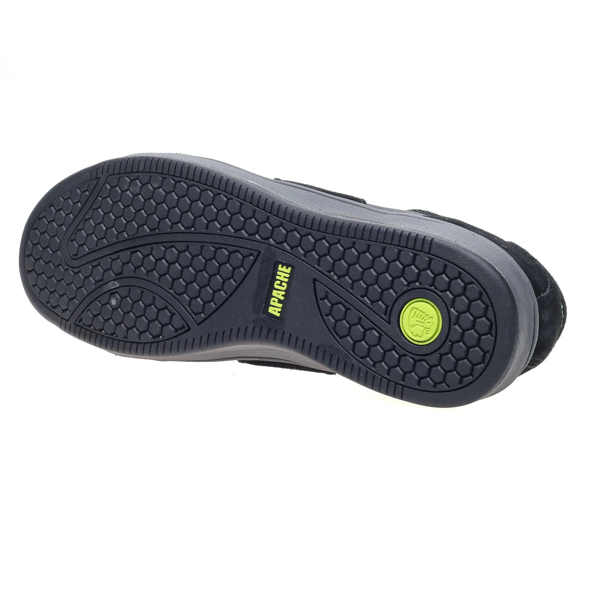 Apache KICK Suede Cup Sole Safety Trainer Black - - Customisable Safety Trainers