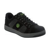 Apache KICK Suede Cup Sole Safety Trainer Black - Black - Customisable Safety Trainers
