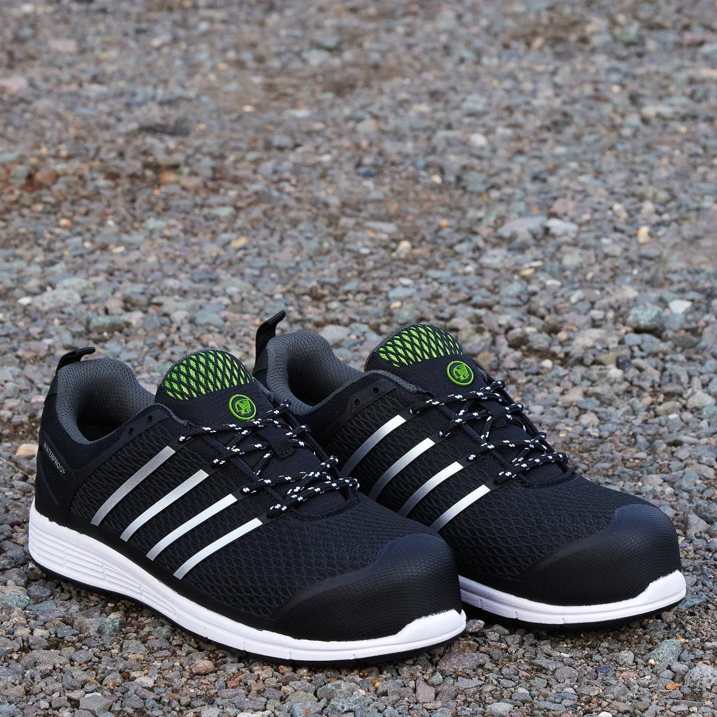 Apache Motion WR Waterproof Sports Trainer Black - - Customisable Trainers