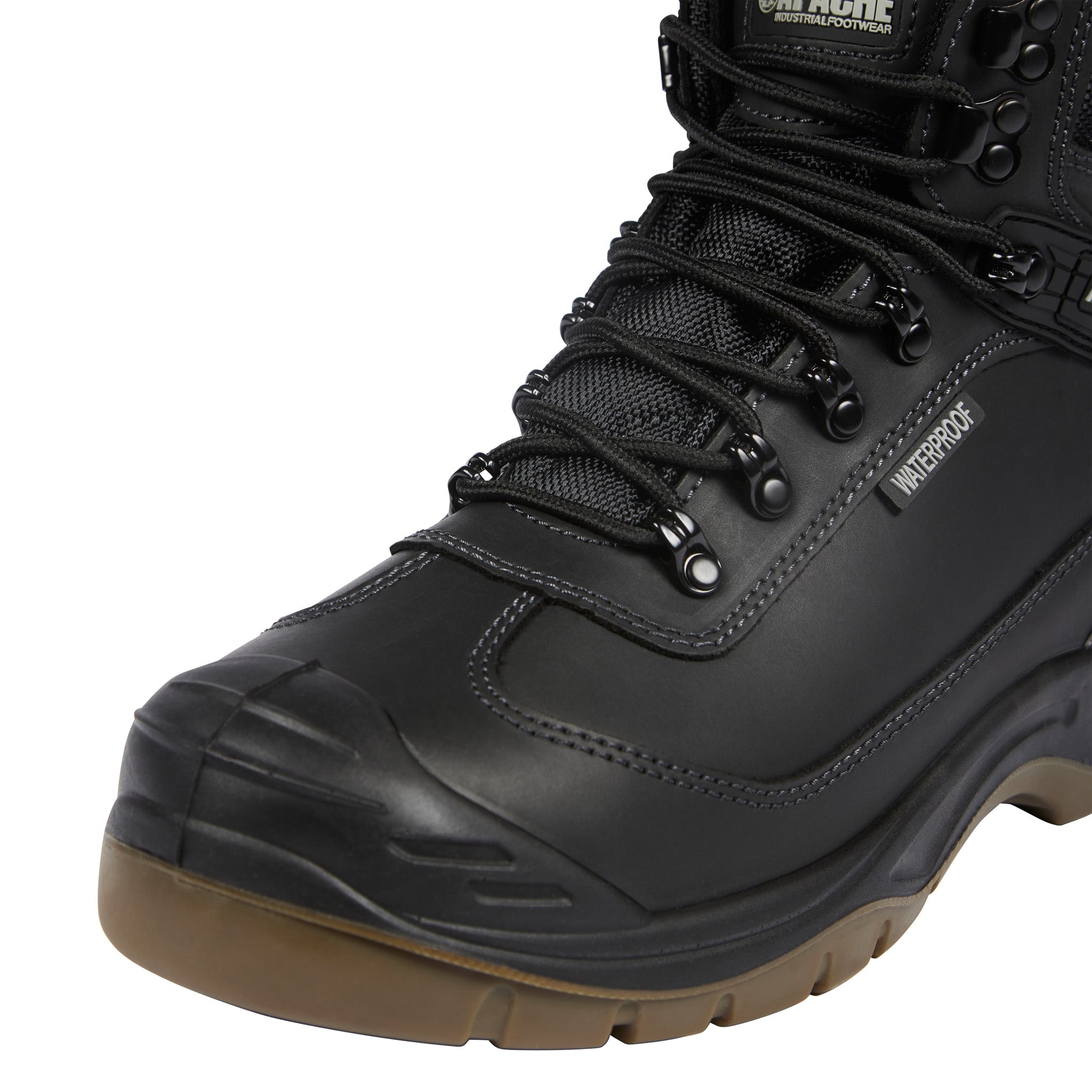 Apache RANGER BLACK Waterproof Safety Hiker Black - - Customisable Boots