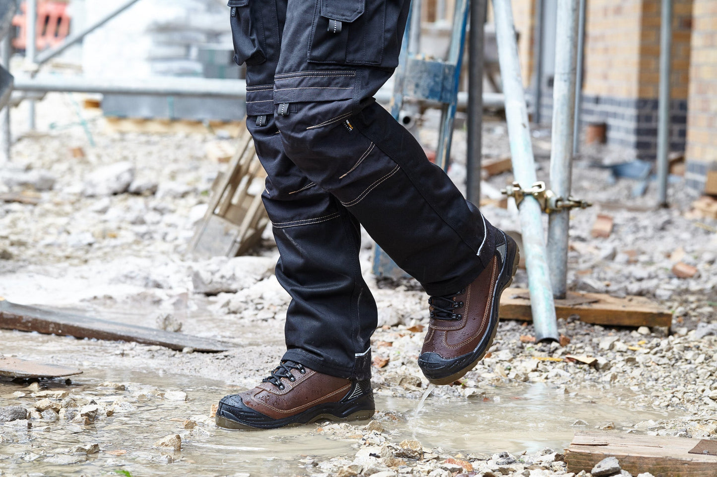 Apache RANGER BROWN Waterproof Safety Hiker Brown - - Customisable Boots