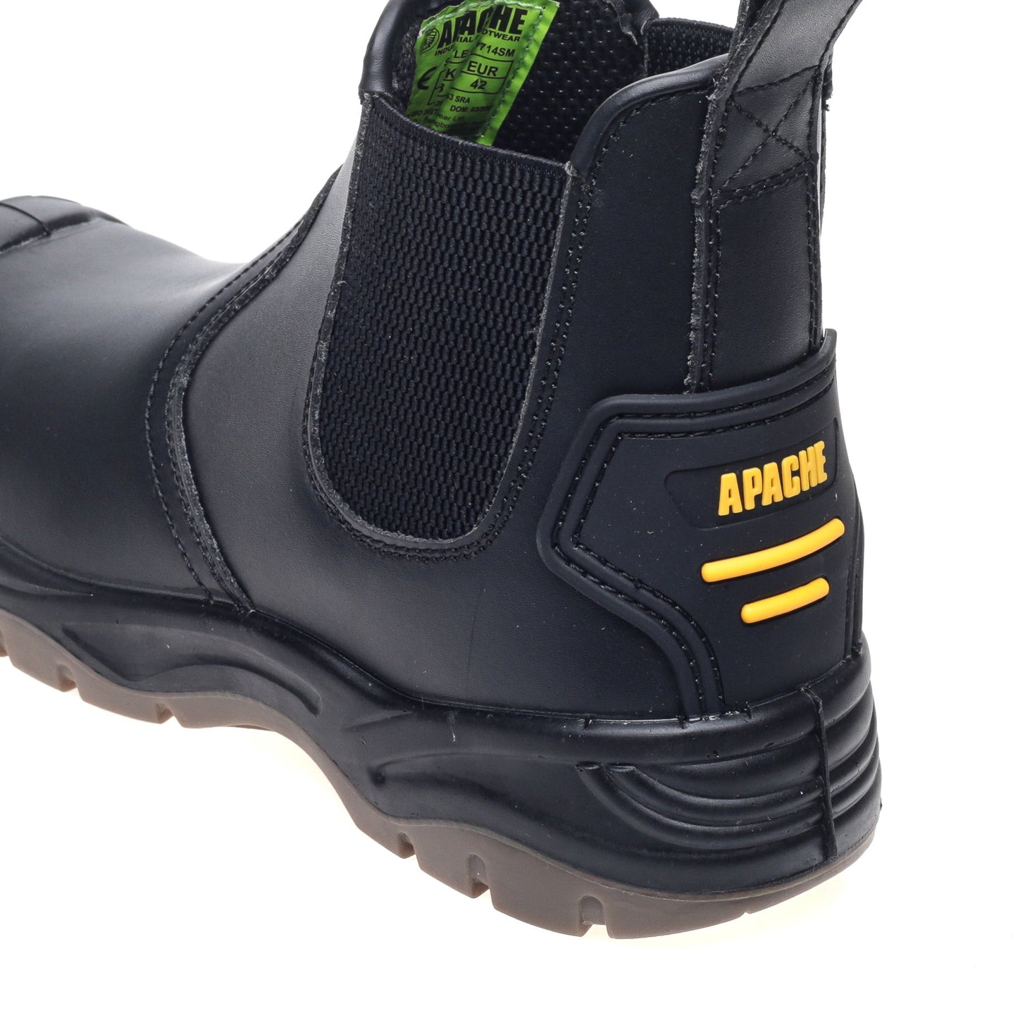 Apache AP714SM Safety Dealer Boot Black - - Customisable Boots