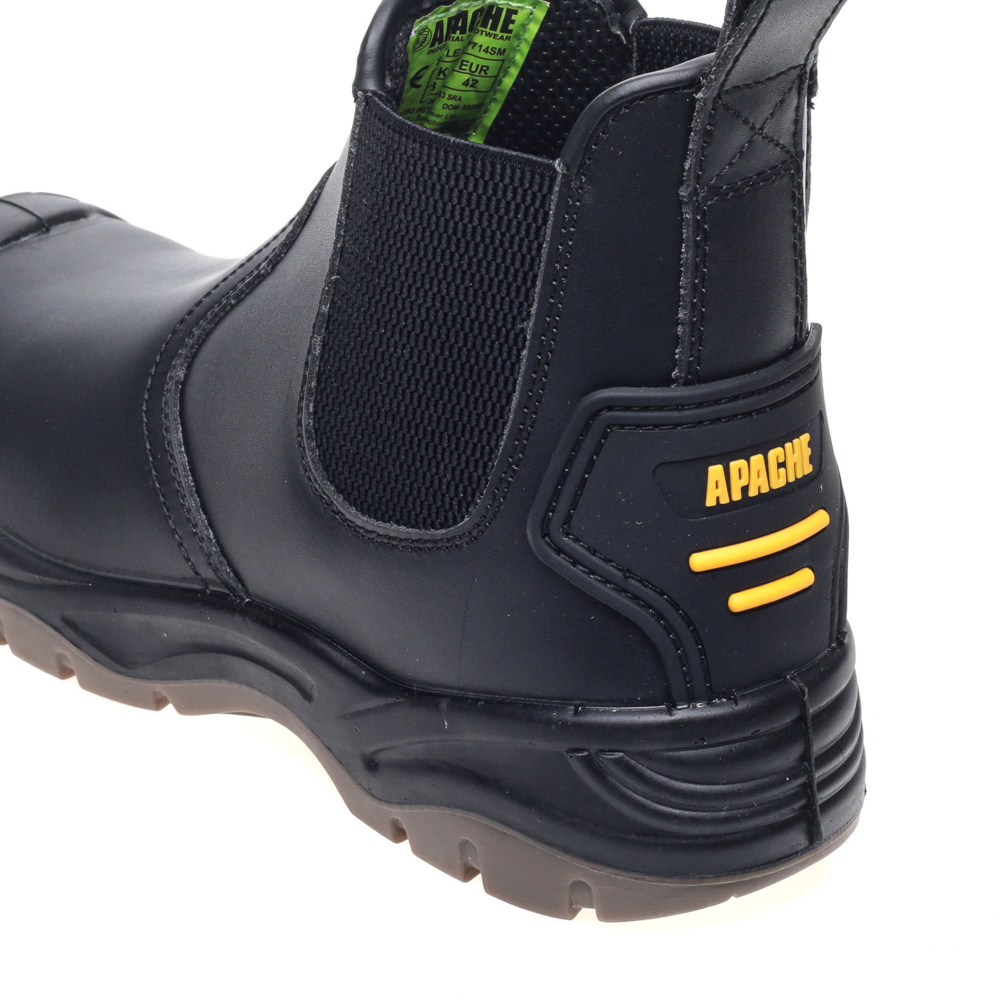 Apache AP714SM Safety Dealer Boot Black - - Customisable Boots