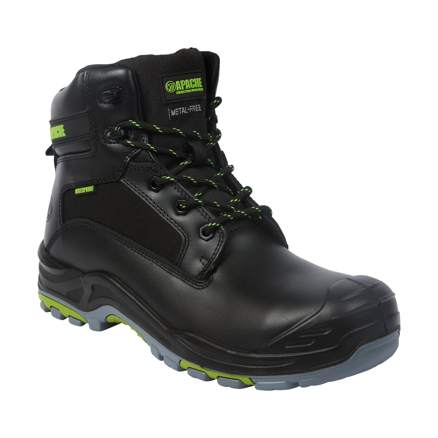 Apache - Dakota Black Metal Free Waterproof Safety Boot |  Apache