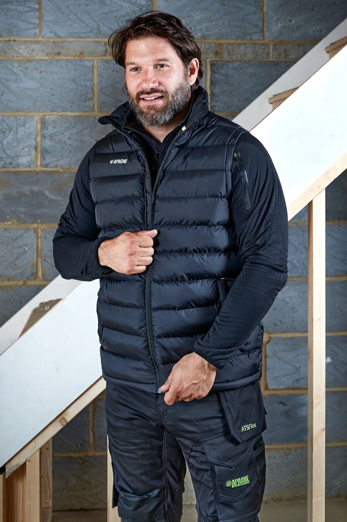 Apache ATS Gilet ATS Gilet Black - - Customisable Bodywarmer