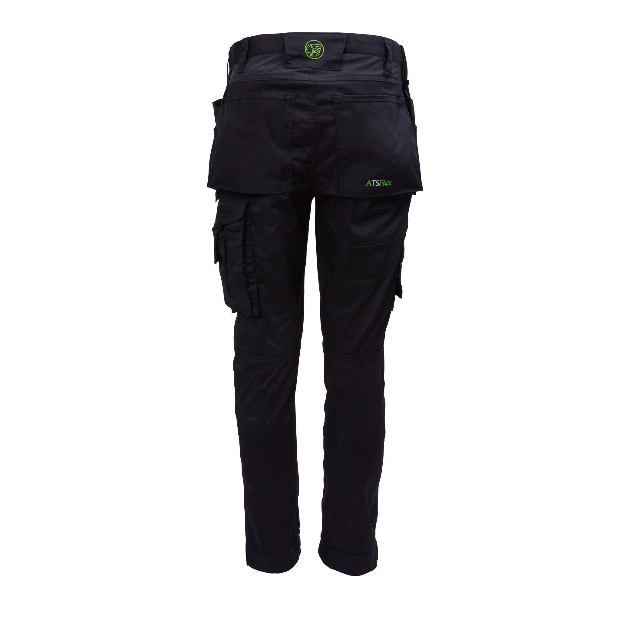 Apache Bancroft Holster Trouser Slim Fit Stretch Black - - Customisable Trousers