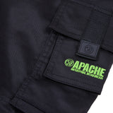 Apache Bancroft Holster Trouser Slim Fit Stretch Black - - Customisable Trousers