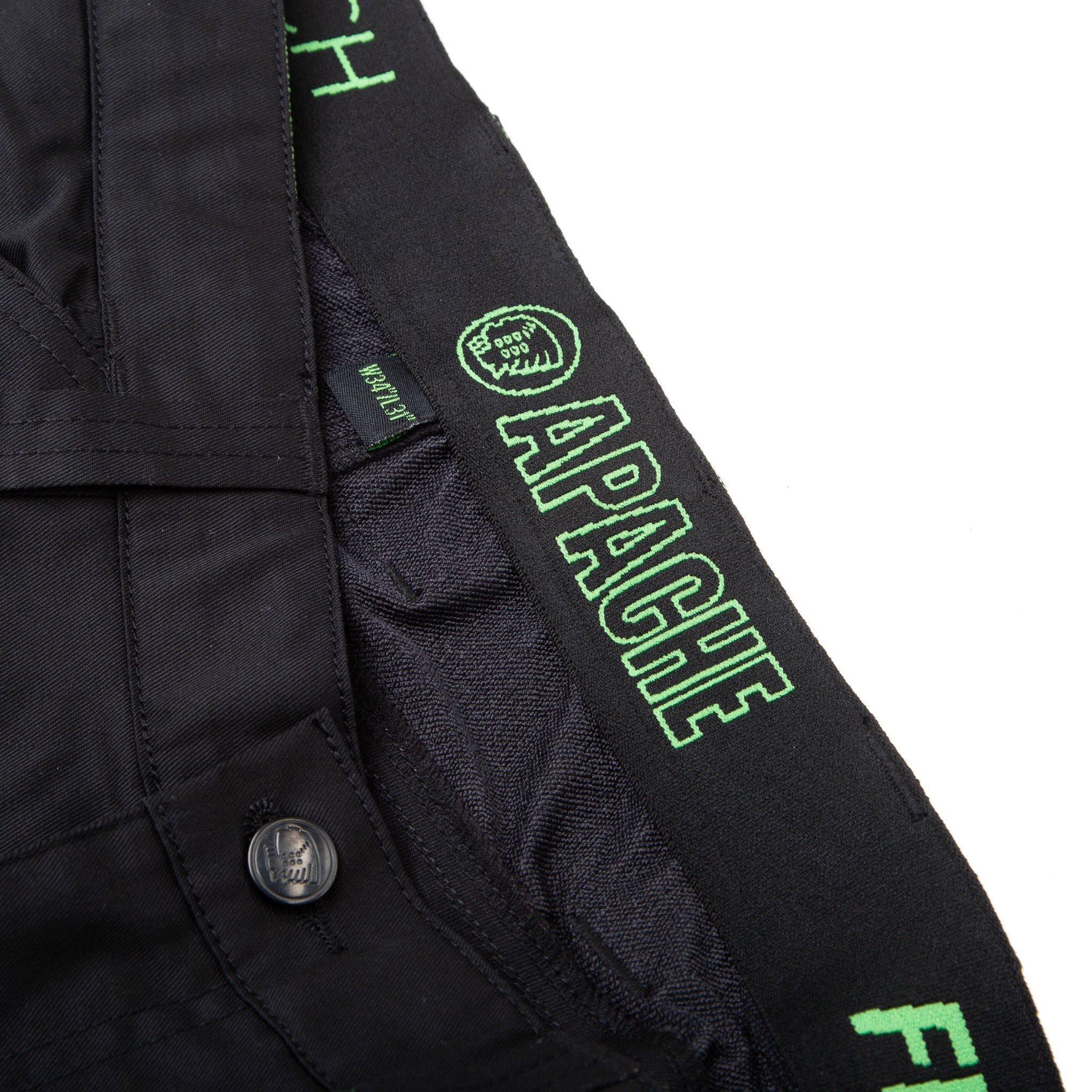 Apache Bancroft Holster Trouser Slim Fit Stretch Black - - Customisable Trousers