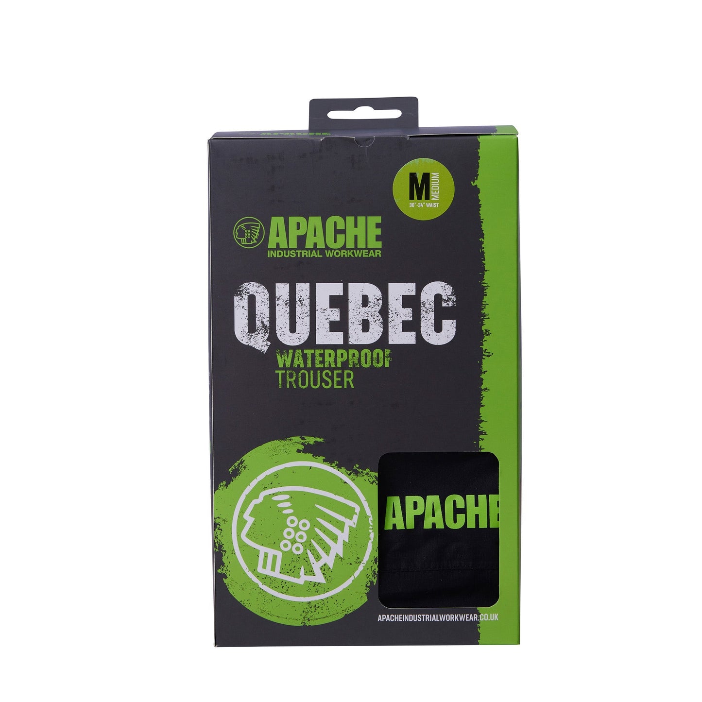 Apache Quebec Waterproof Trouser Waterproof Trouser Black - - Customisable Workwear