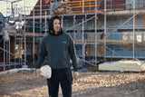 Apache Kingston Hooded Sweatshirt 320 GSM Grey/Black - - Customisable Workwear