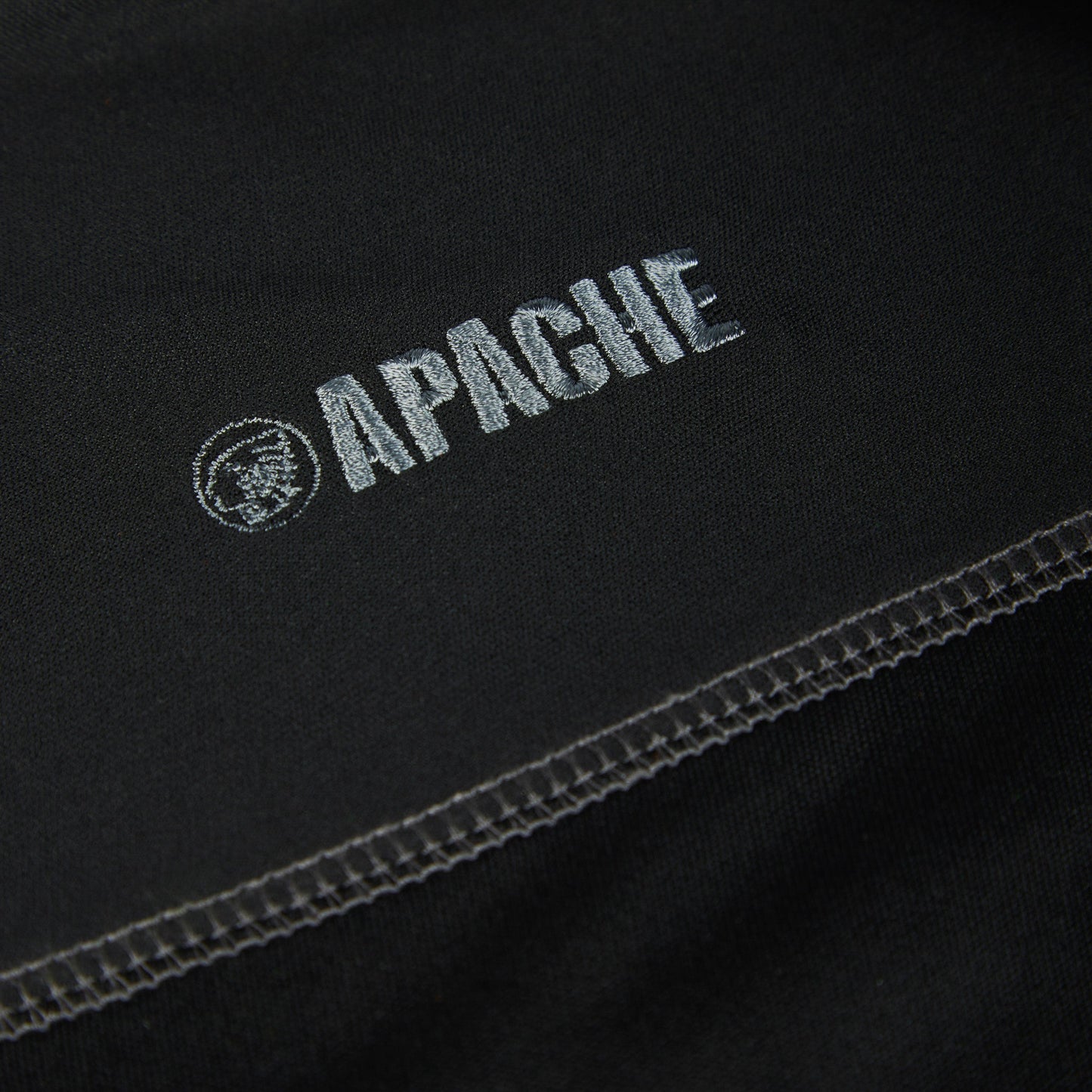Apache Langley Polo Shirt Black/Grey - - Customisable Bodywarmer