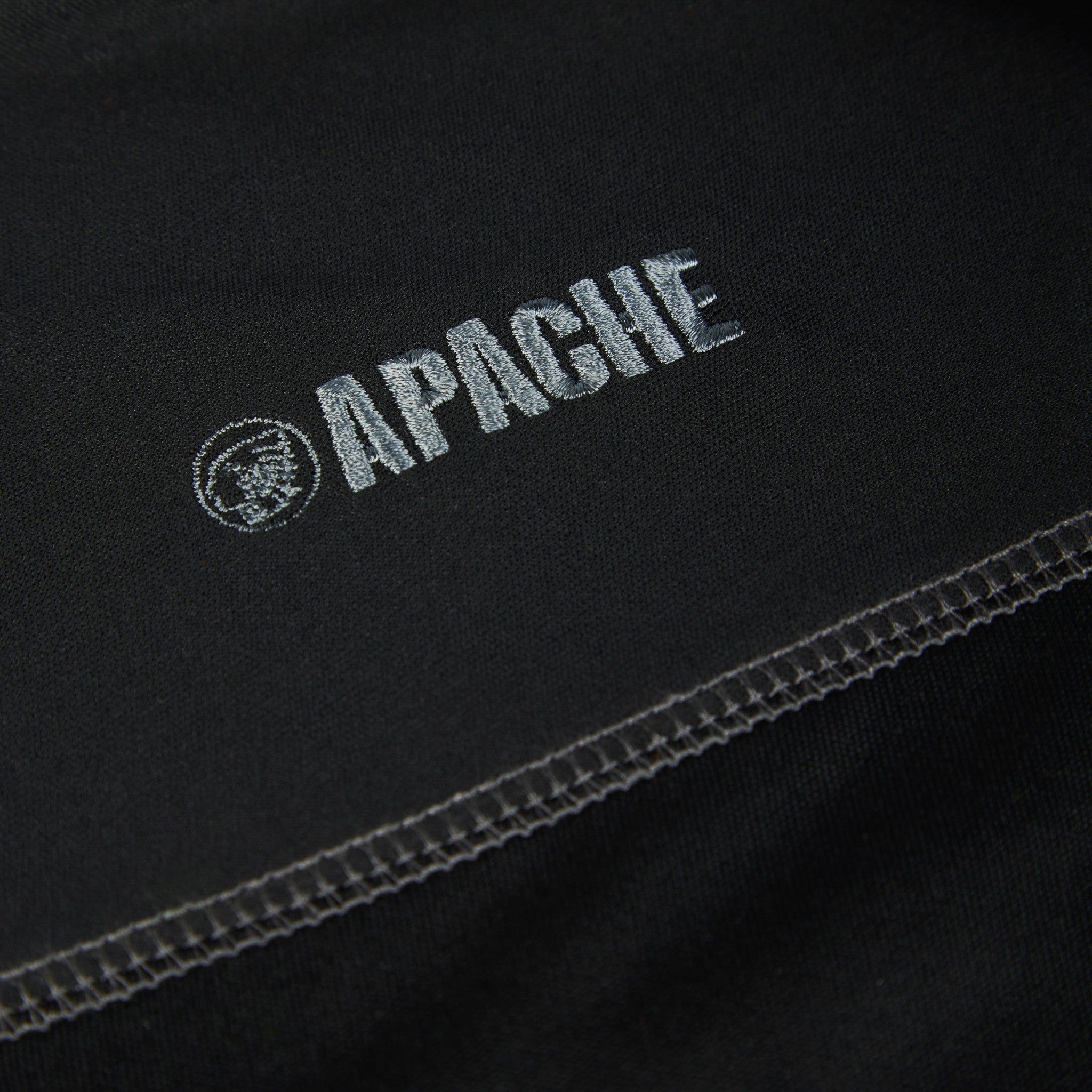 Apache Langley Polo Shirt Black/Grey - - Customisable Bodywarmer