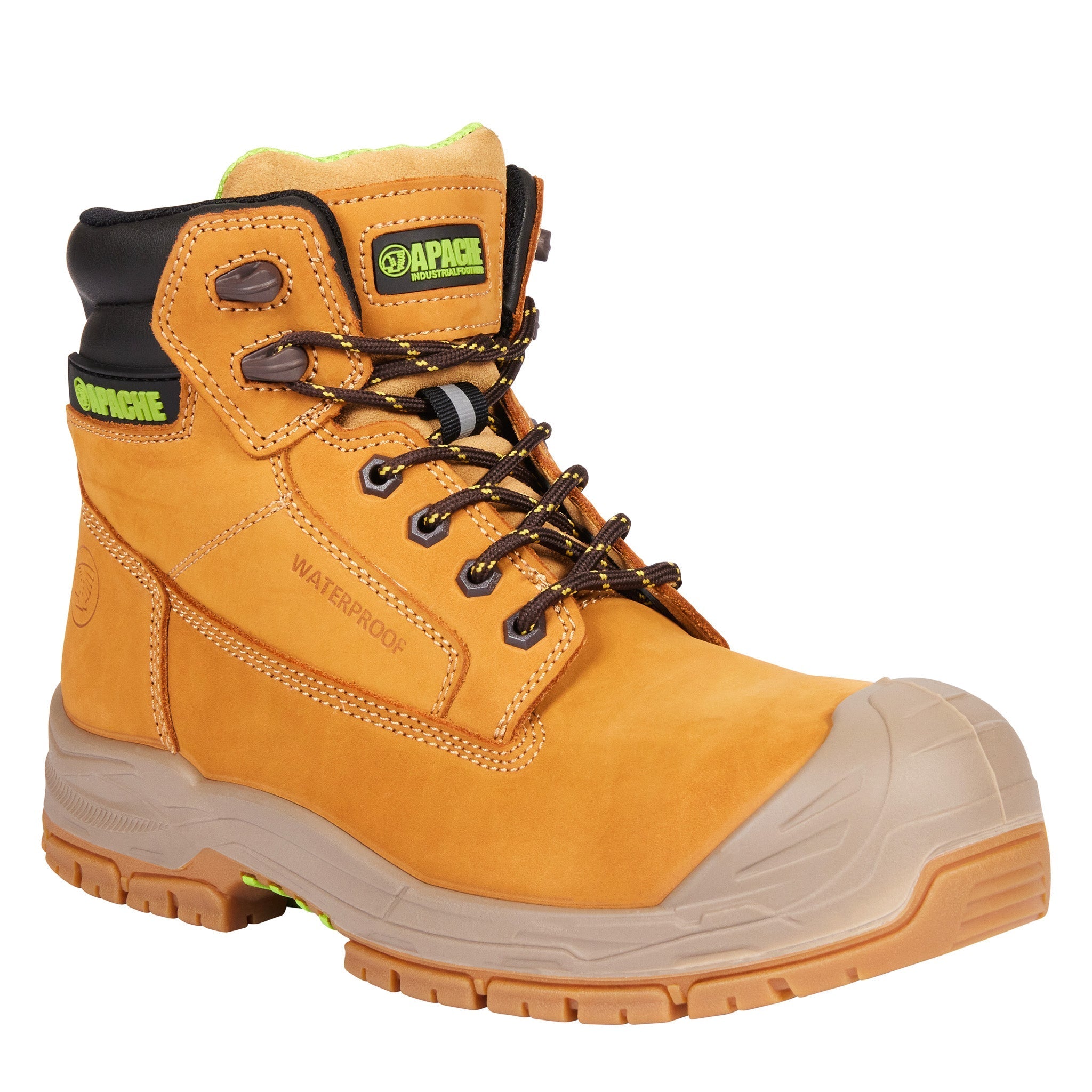 Apache Thompson Waterproof Safety Boot - GTS Outsole Wheat - Wheat - Customisable Footwear