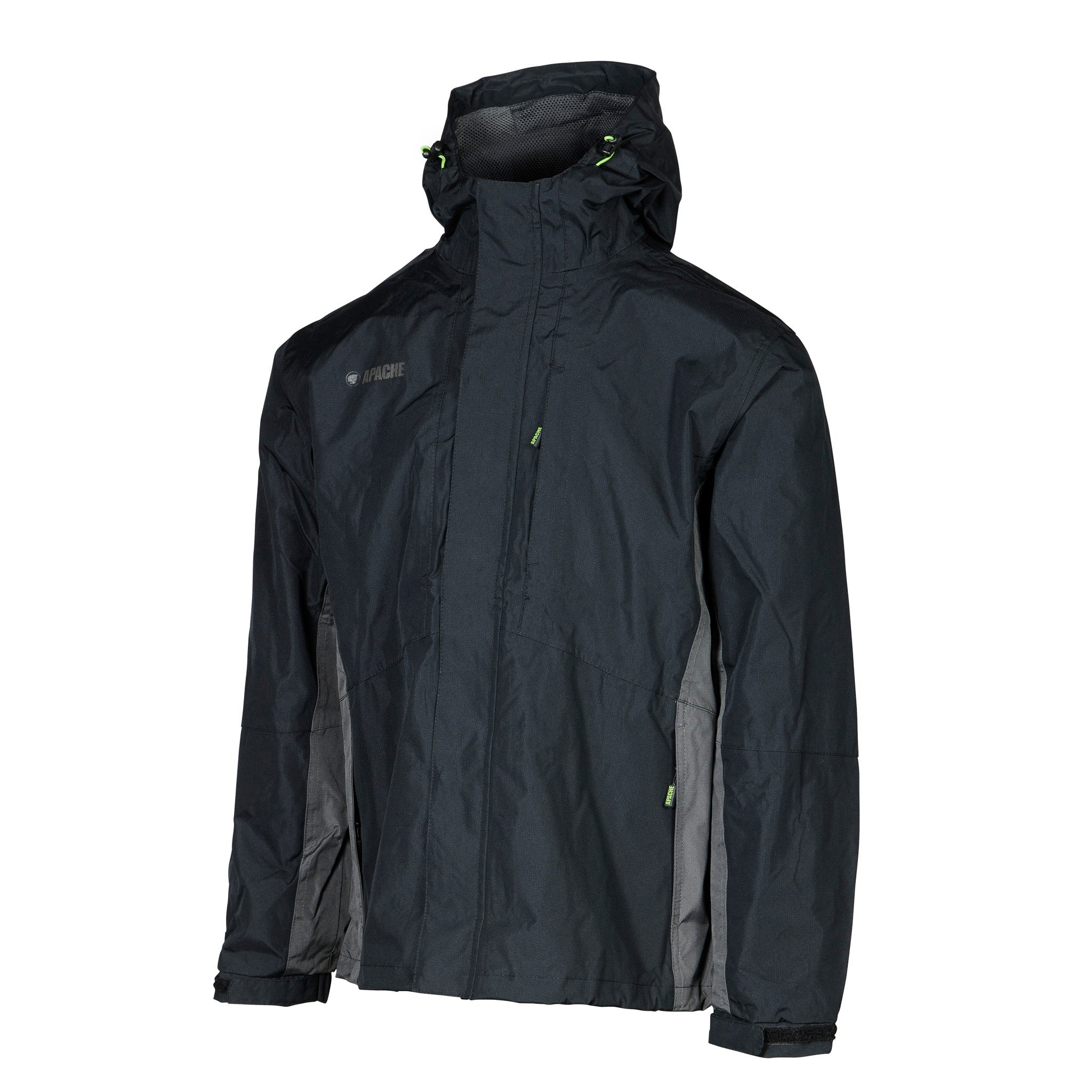 Apache Welland Waterproof Jacket Black/Charcoal - - Customisable Workwear