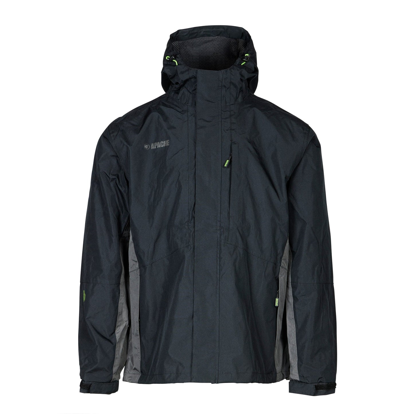Apache Welland Waterproof Jacket Black/Charcoal - Black Charcoal - Customisable Workwear