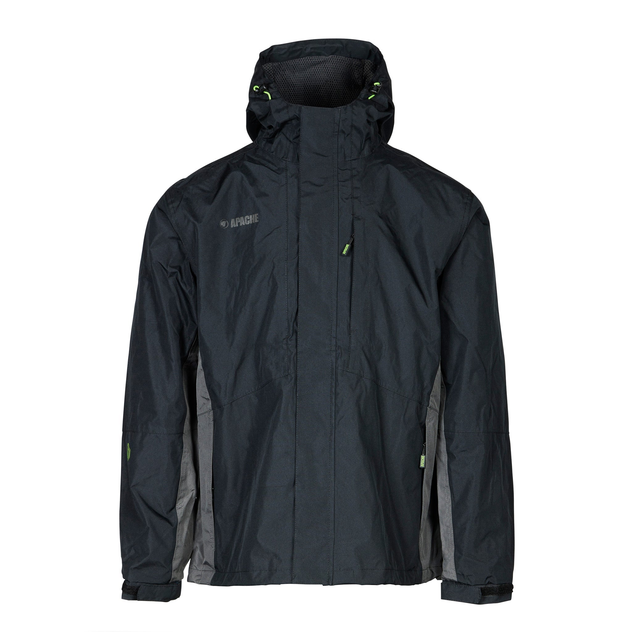Apache Welland Waterproof Jacket Black/Charcoal - Black Charcoal - Customisable Workwear