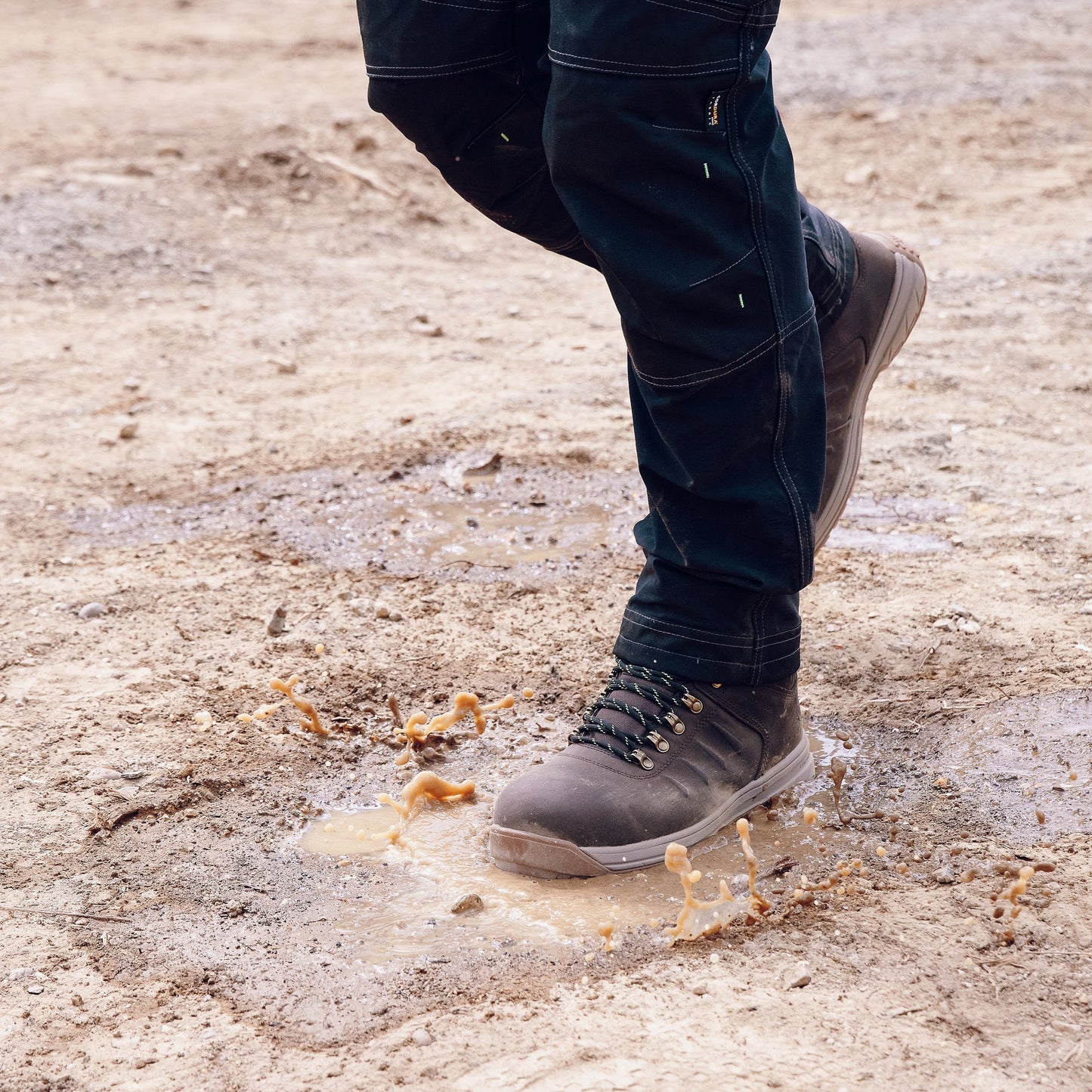 Apache Moose Jaw Leather Waterproof Safety Boot - XTS Outsole Brown - - Customisable Footwear