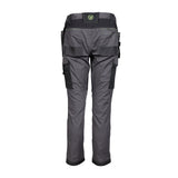 Apache Sudbury Stretch Slim Fit Holster Pocket Trouser Grey/Black - - Customisable Workwear