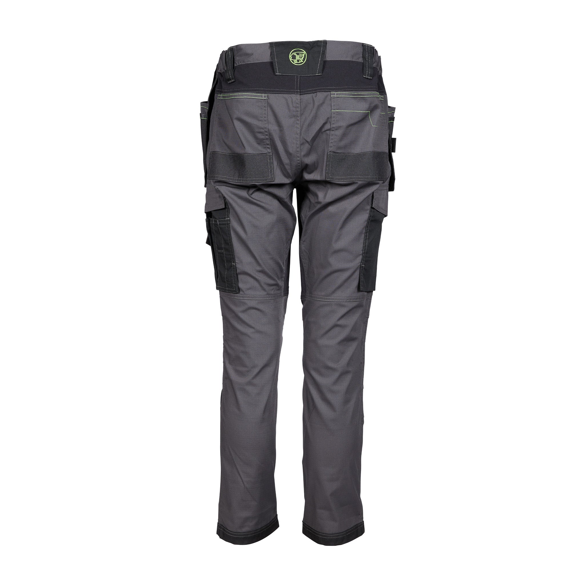Apache Sudbury Stretch Slim Fit Holster Pocket Trouser Grey/Black - - Customisable Workwear