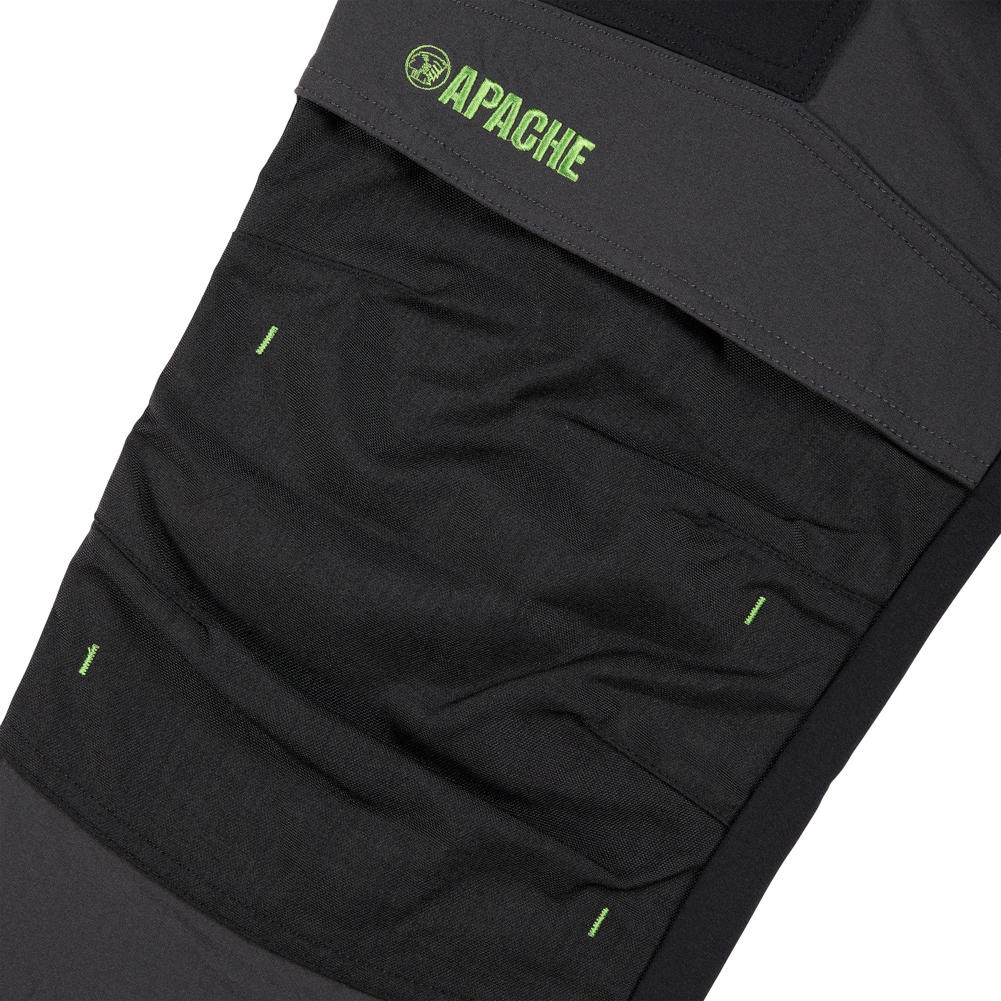 Apache Calgary Grey / Black 4 way stretch trouer Grey/Black - - Customisable Workwear
