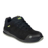 Apache Brampton S3 Recycled Suede Safety Trainer Boot Black - Black - Customisable Footwear