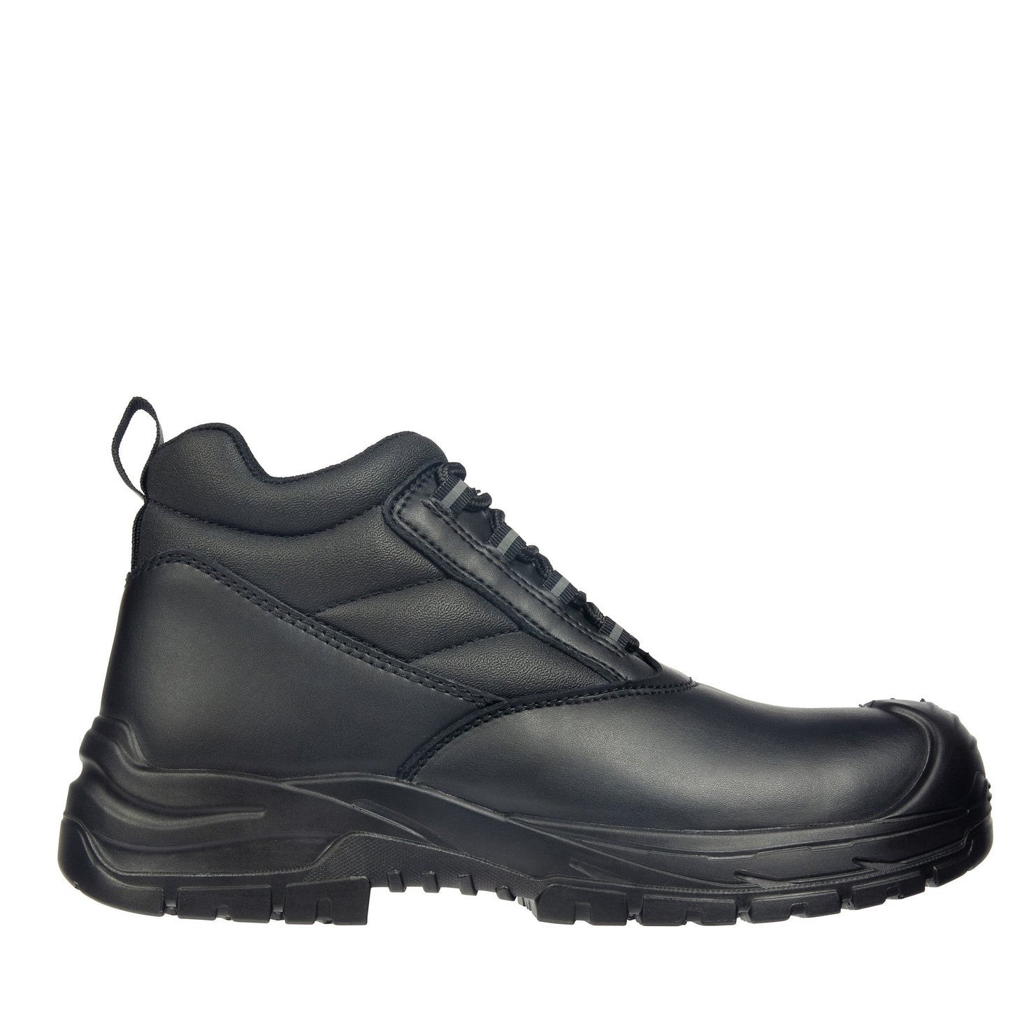 Apache Hamilton GRS Certified Recycled Leather Safety Boot Black - - Customisable Footwear