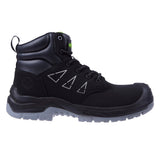 Apache Armstrong GRS Certified Recycled Suede Safety Boot Black - - Customisable Footwear