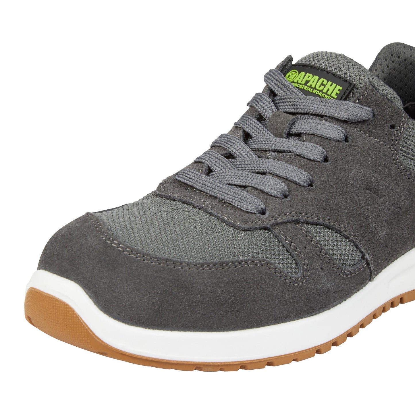 Apache Winnipeg Winnipeg Suede Safety Trainer Charcoal Grey - - Customisable Footwear