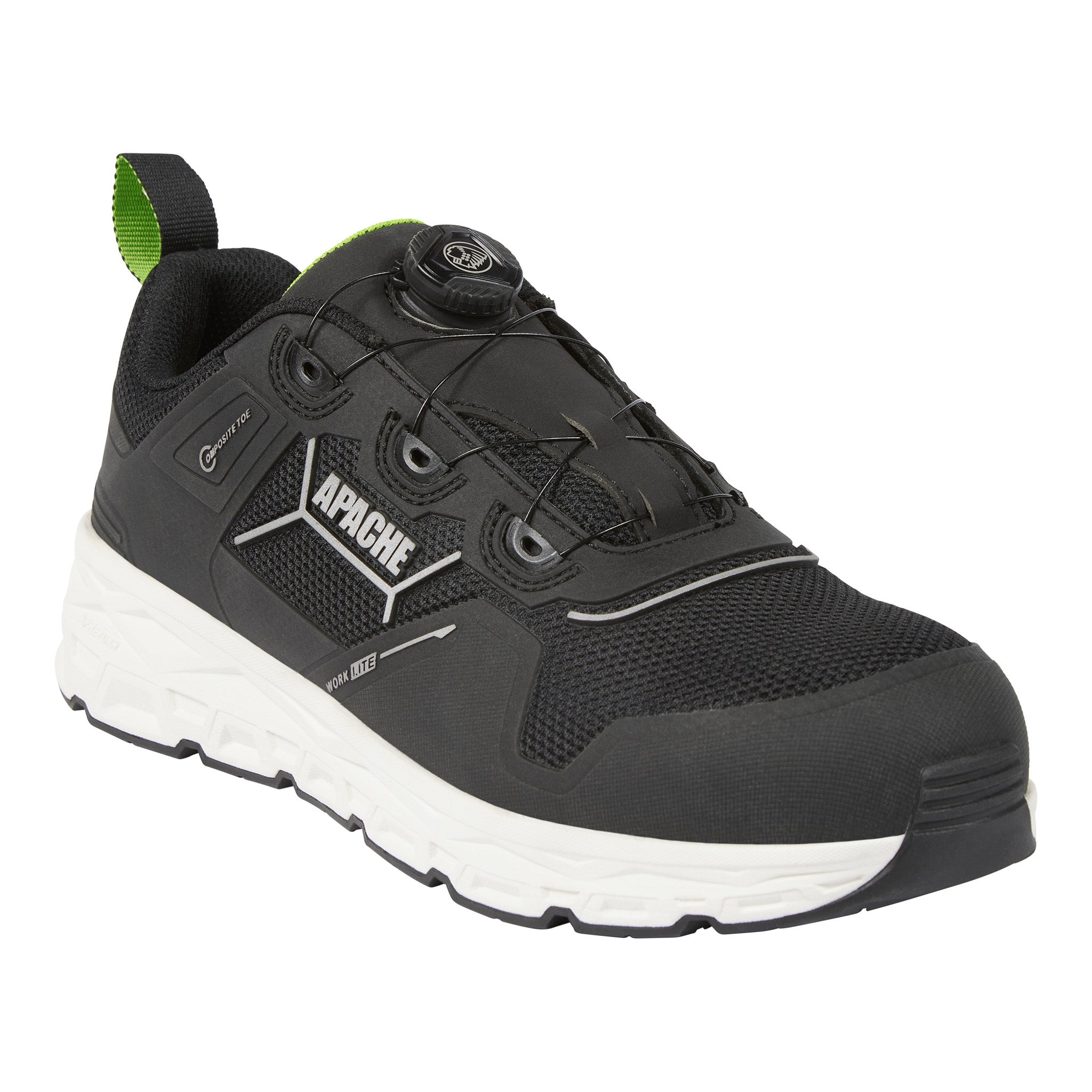 Apache Chatham Trainer with rebound EVA midsole Black - Black - Customisable Footwear