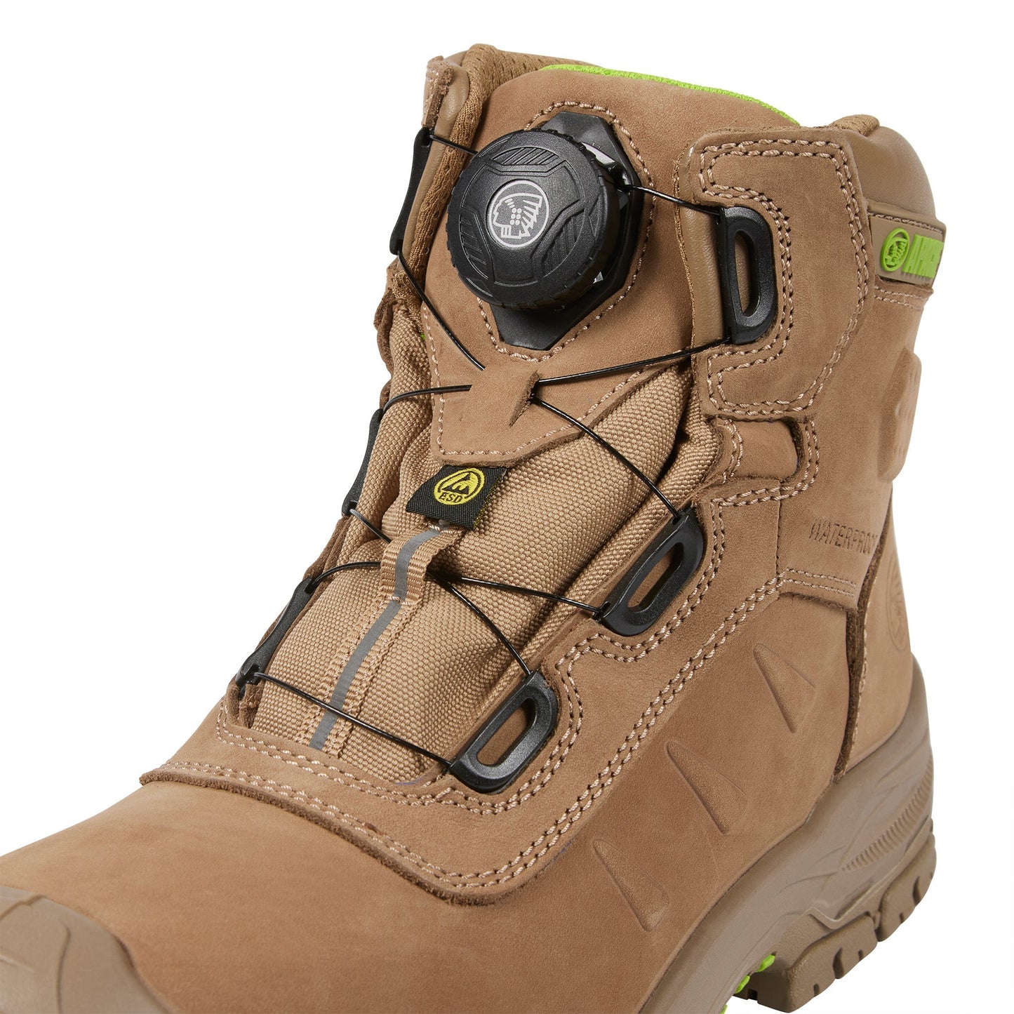 Apache Churchill Waterproof Boot Stone - - Customisable Footwear