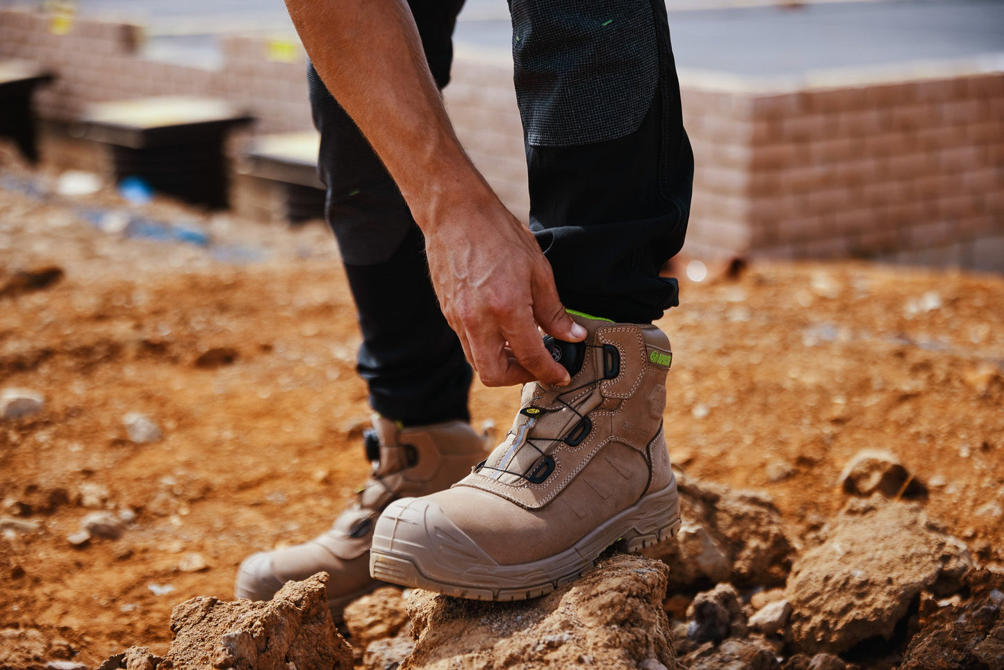 Apache Churchill Waterproof Boot Stone - - Customisable Footwear