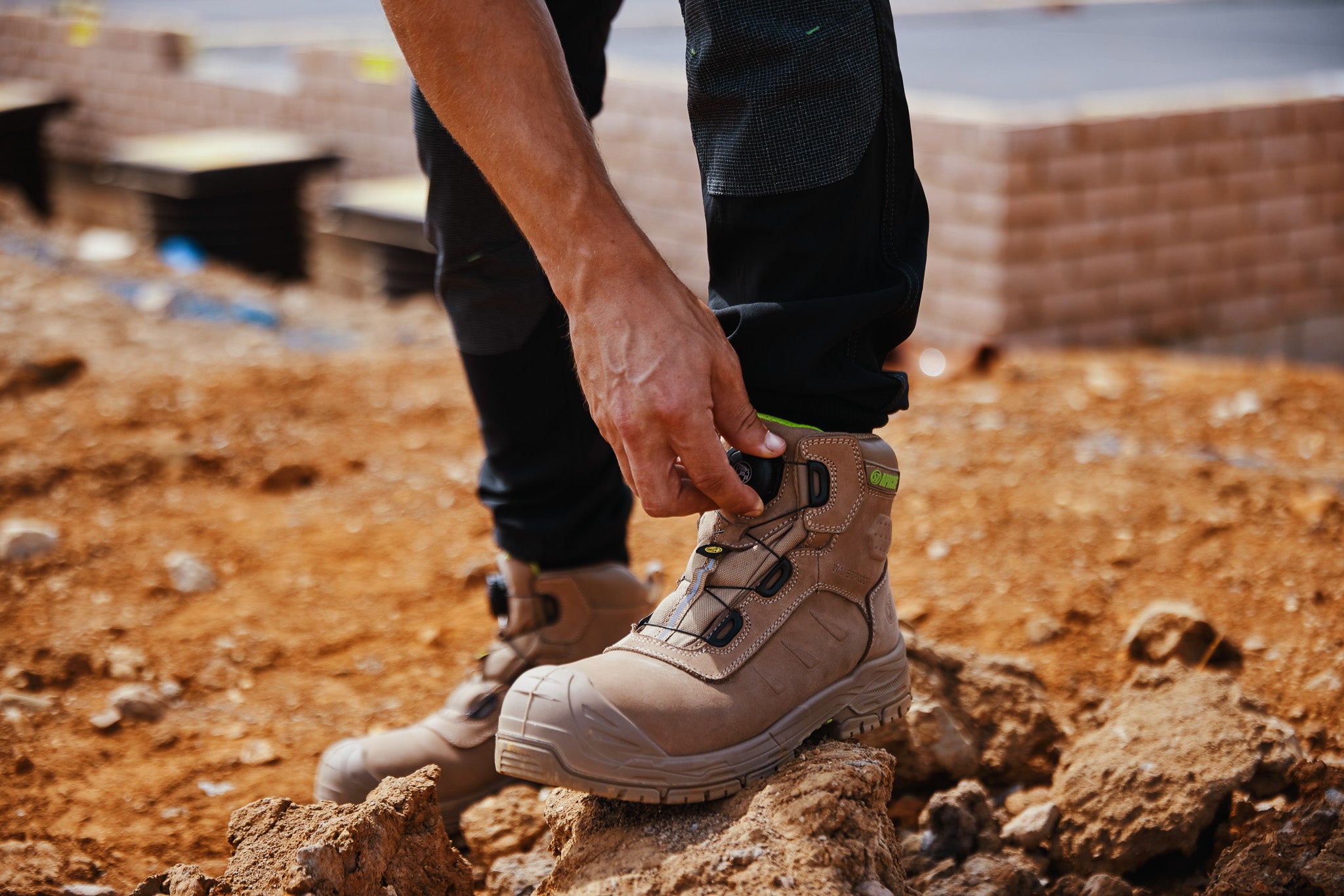 Apache Churchill Waterproof Boot Stone - - Customisable Footwear